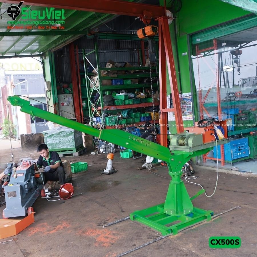 Cẩu xoay 360 độ CX500S - Không động cơ