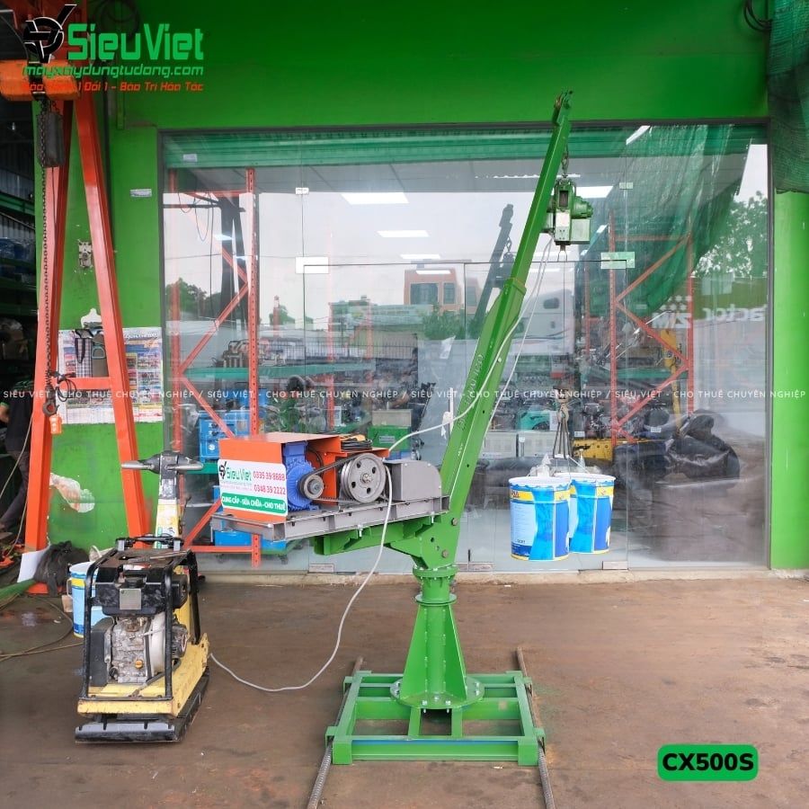 Bộ cẩu xoay tời nhanh biến tần SVCT25040