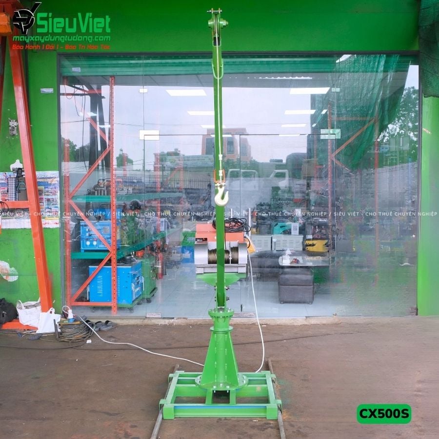 Cẩu xoay 360 độ CX500S - Không động cơ