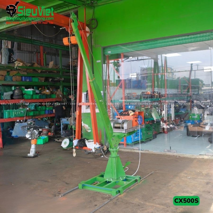 Cẩu xoay 360 độ CX500S - Không động cơ