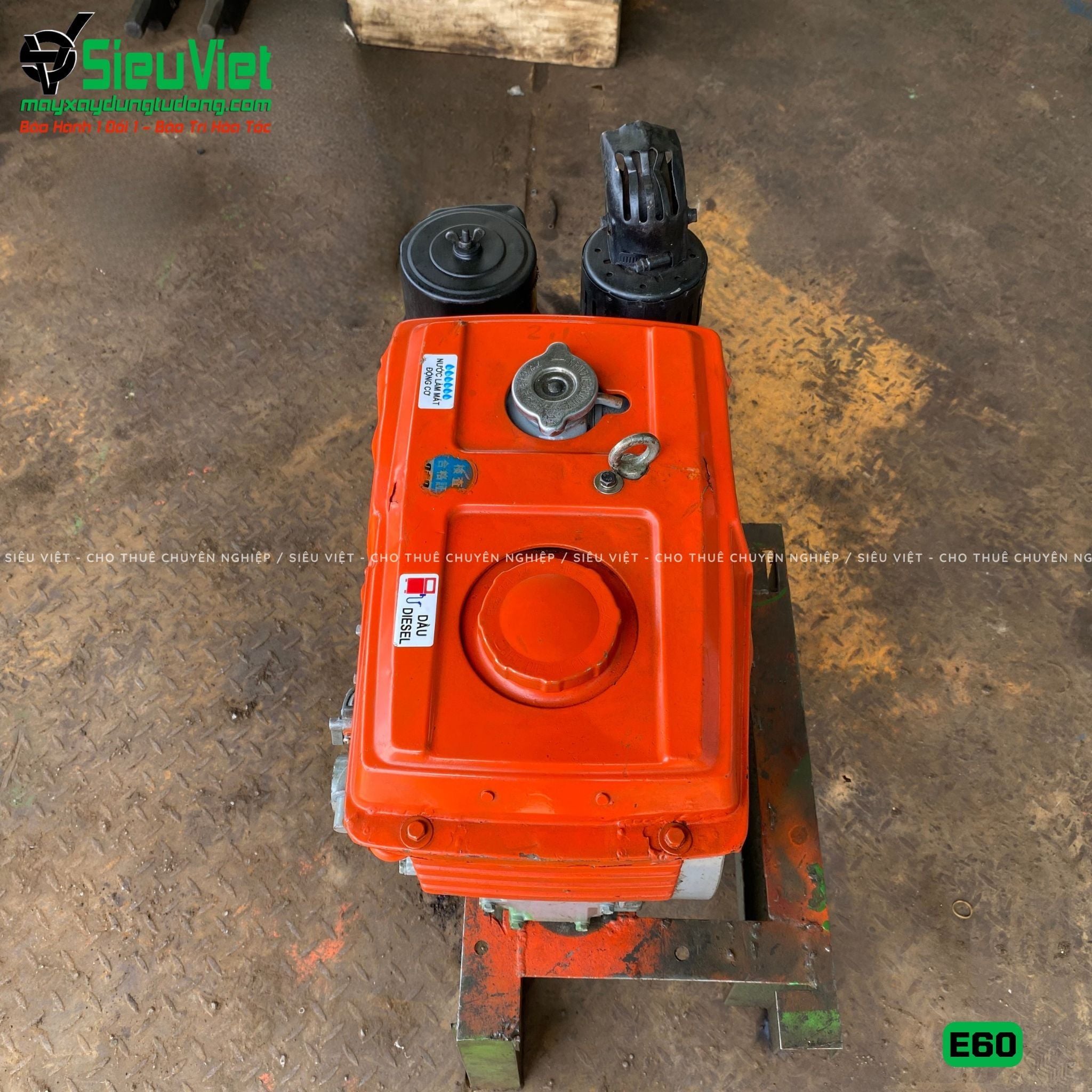 (Cũ) Động cơ diesel Kubota E60 Nhật Bản