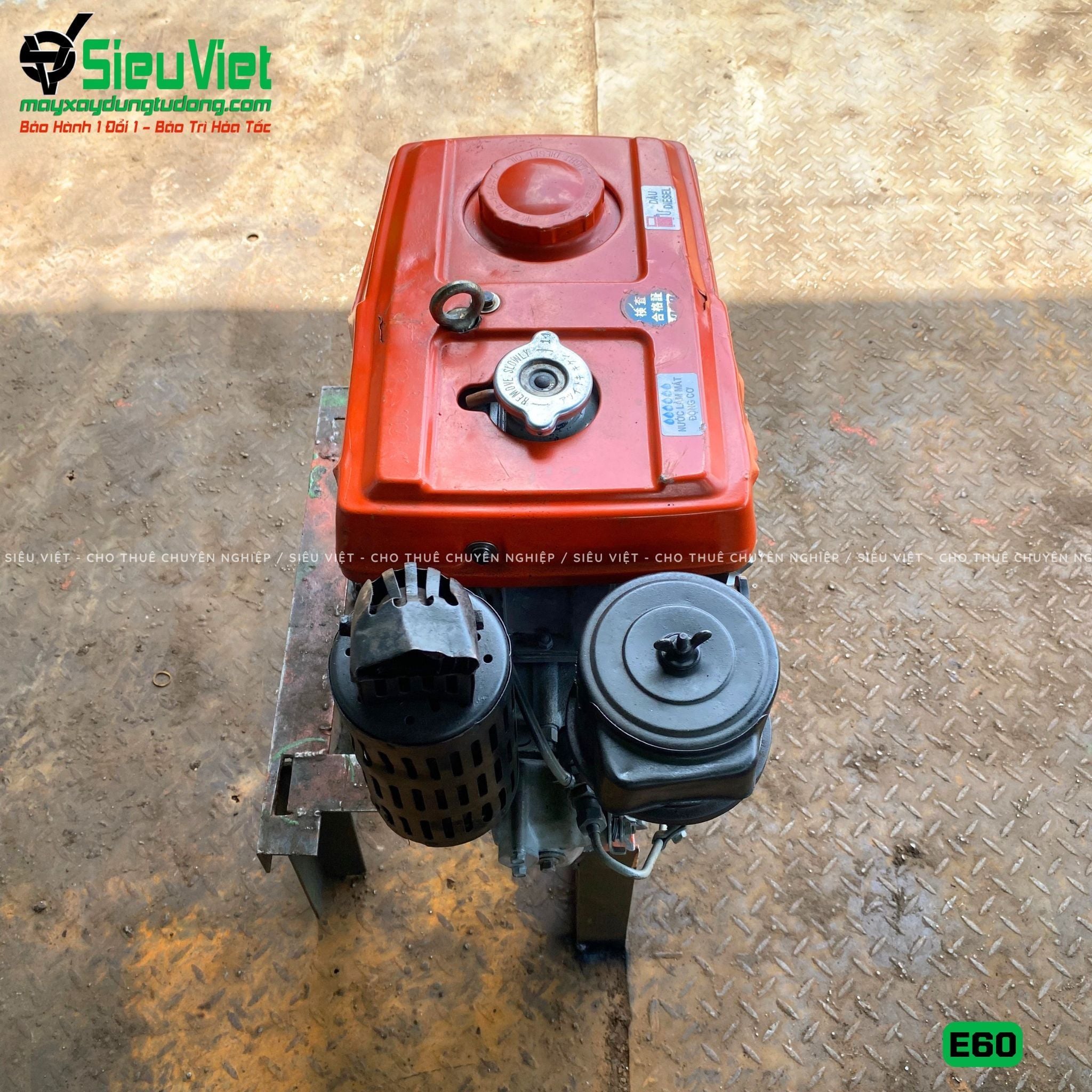 (Cũ) Động cơ diesel Kubota E60 Nhật Bản