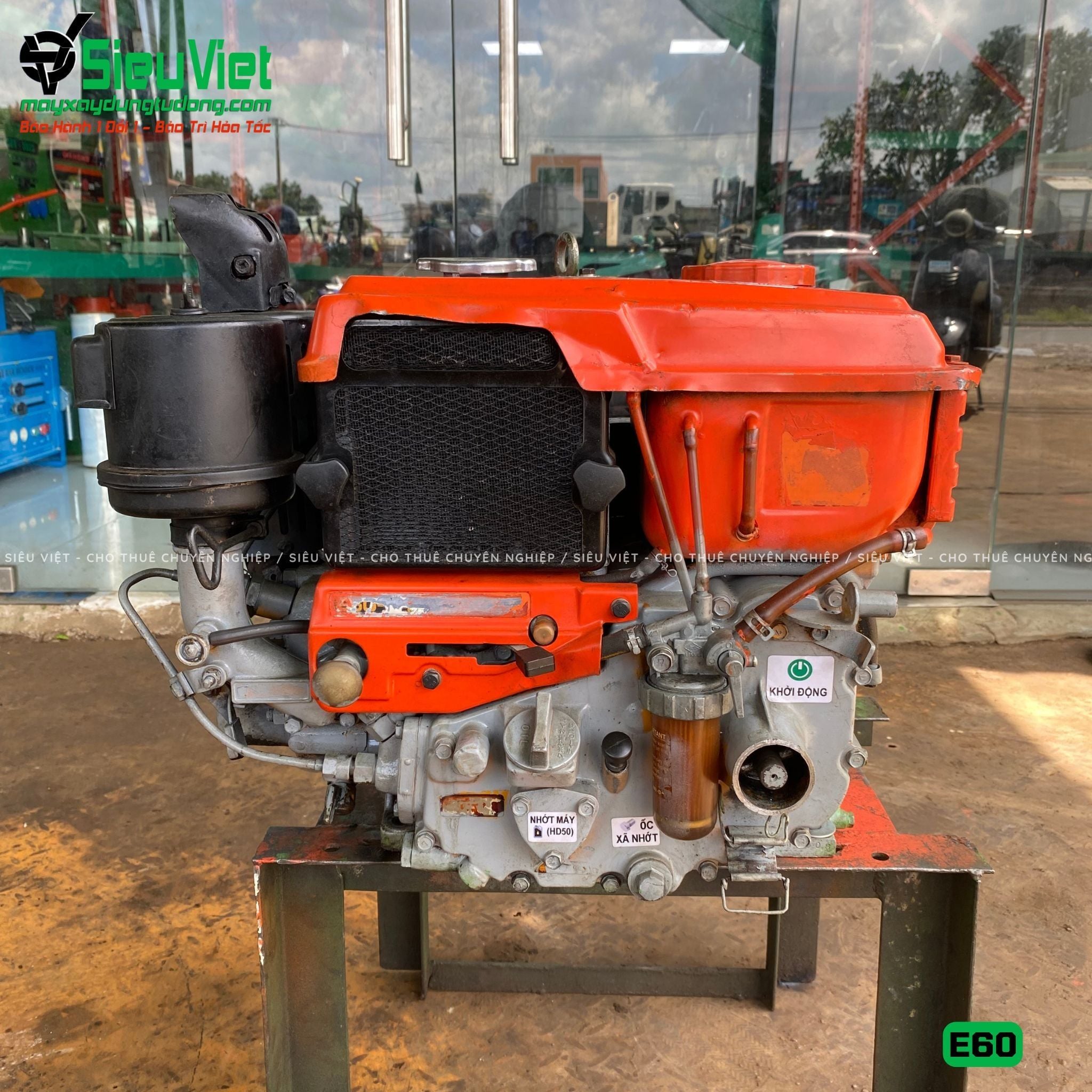 (Cũ) Động cơ diesel Kubota E60 Nhật Bản