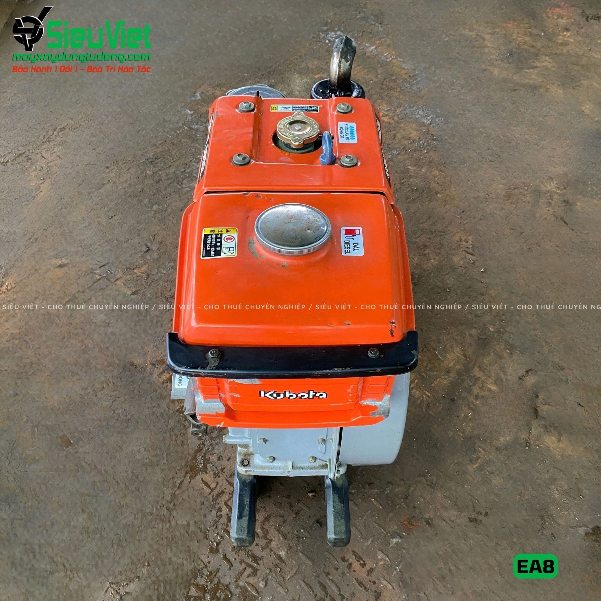 (Cũ) Động cơ diesel Kubota EA8 Nhật Bản - Chất lượng, giá tốt
