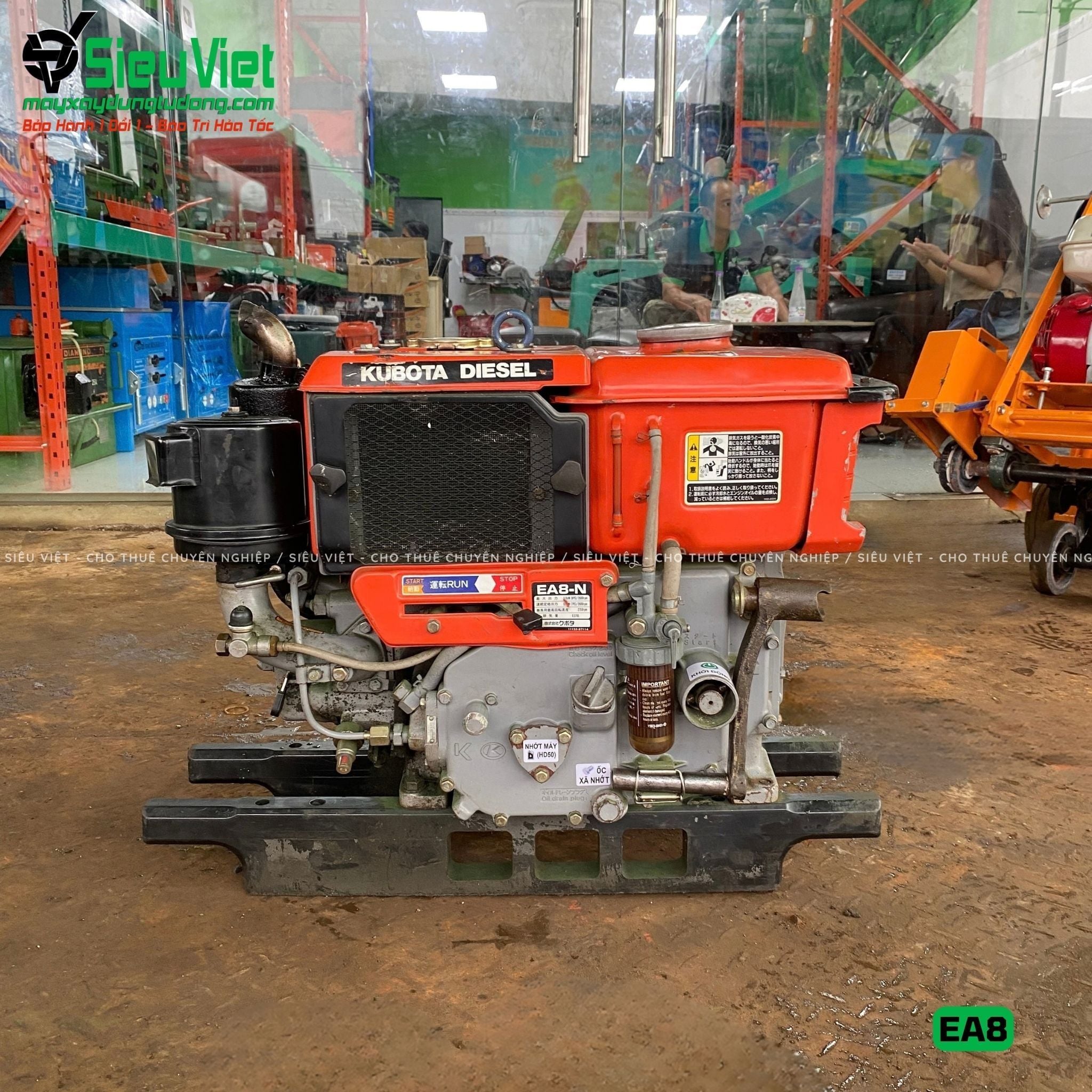 (Cũ) Động cơ diesel Kubota EA8 Nhật Bản - Chất lượng, giá tốt