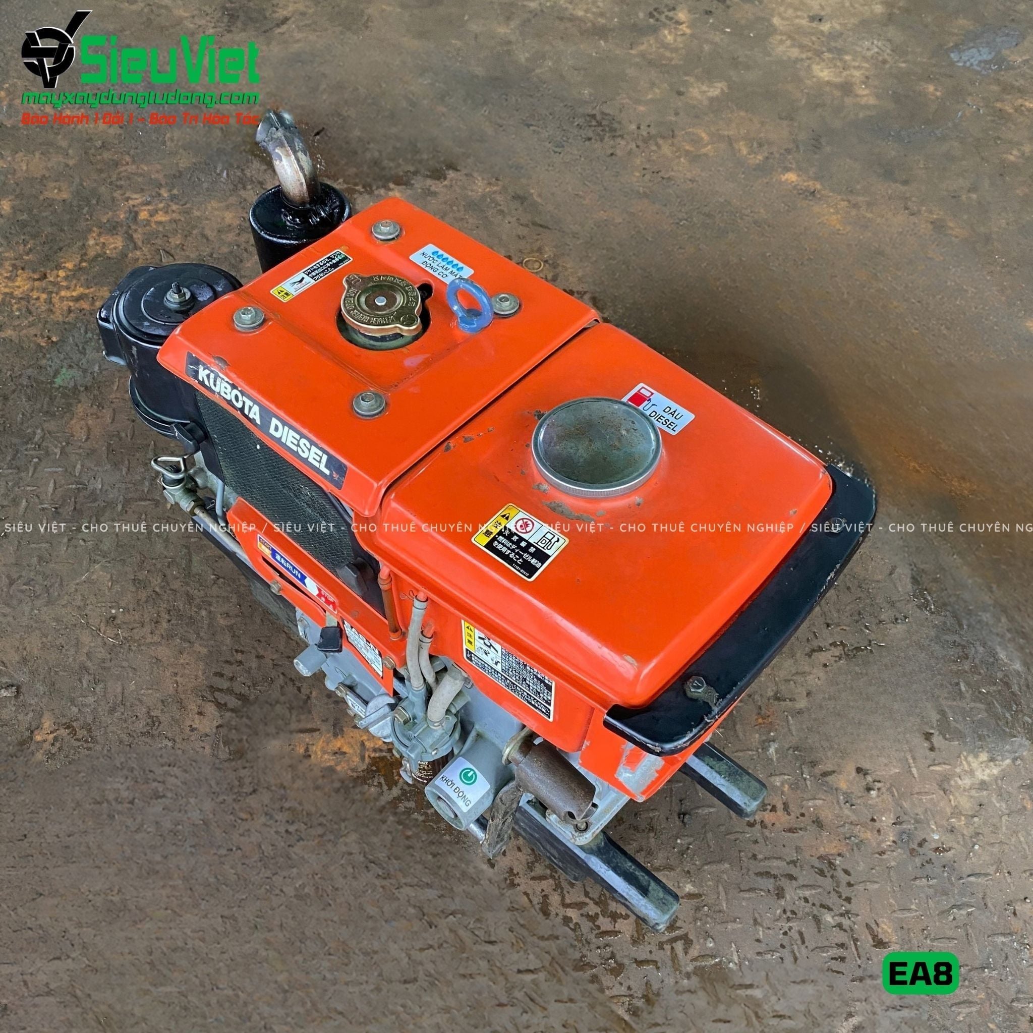 (Cũ) Động cơ diesel Kubota EA8 Nhật Bản - Chất lượng, giá tốt
