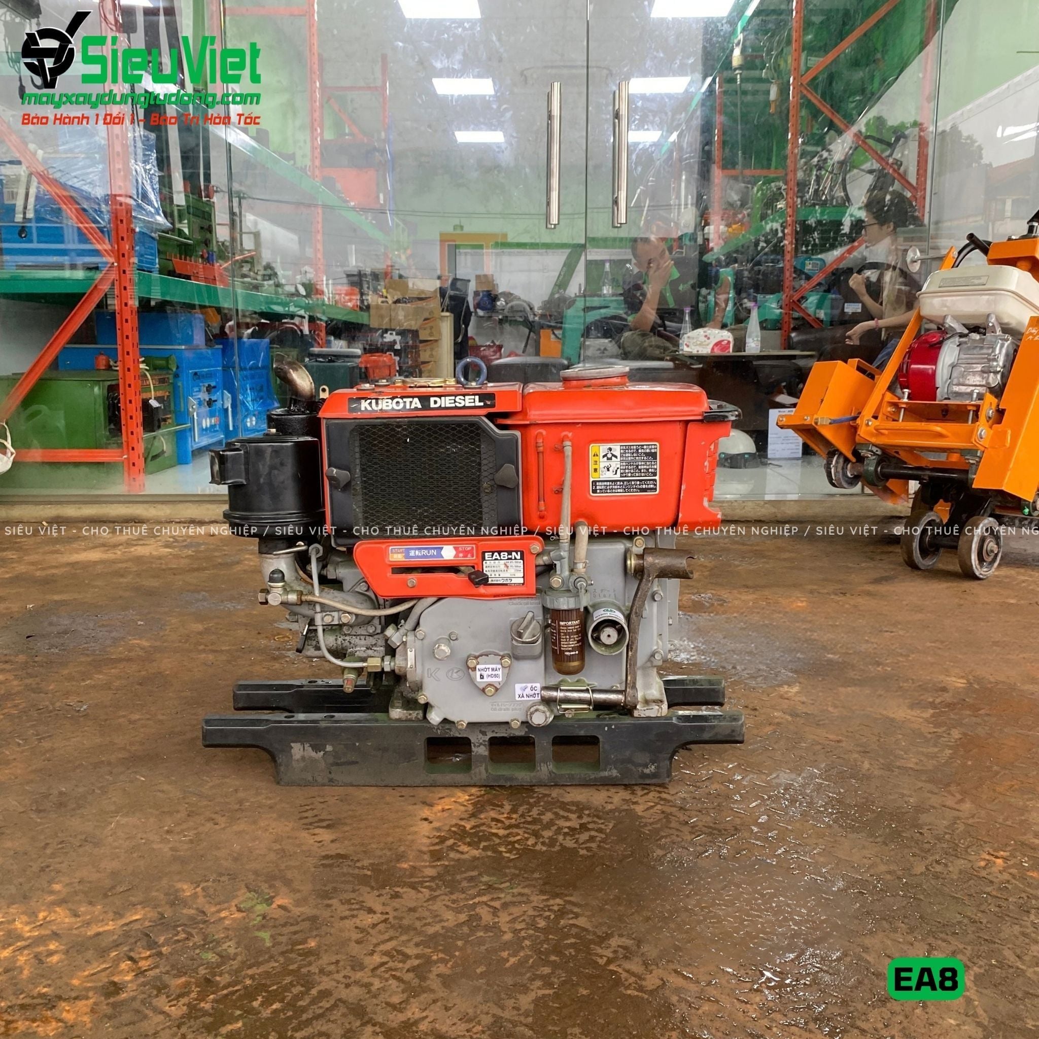 (Cũ) Động cơ diesel Kubota EA8 Nhật Bản - Chất lượng, giá tốt