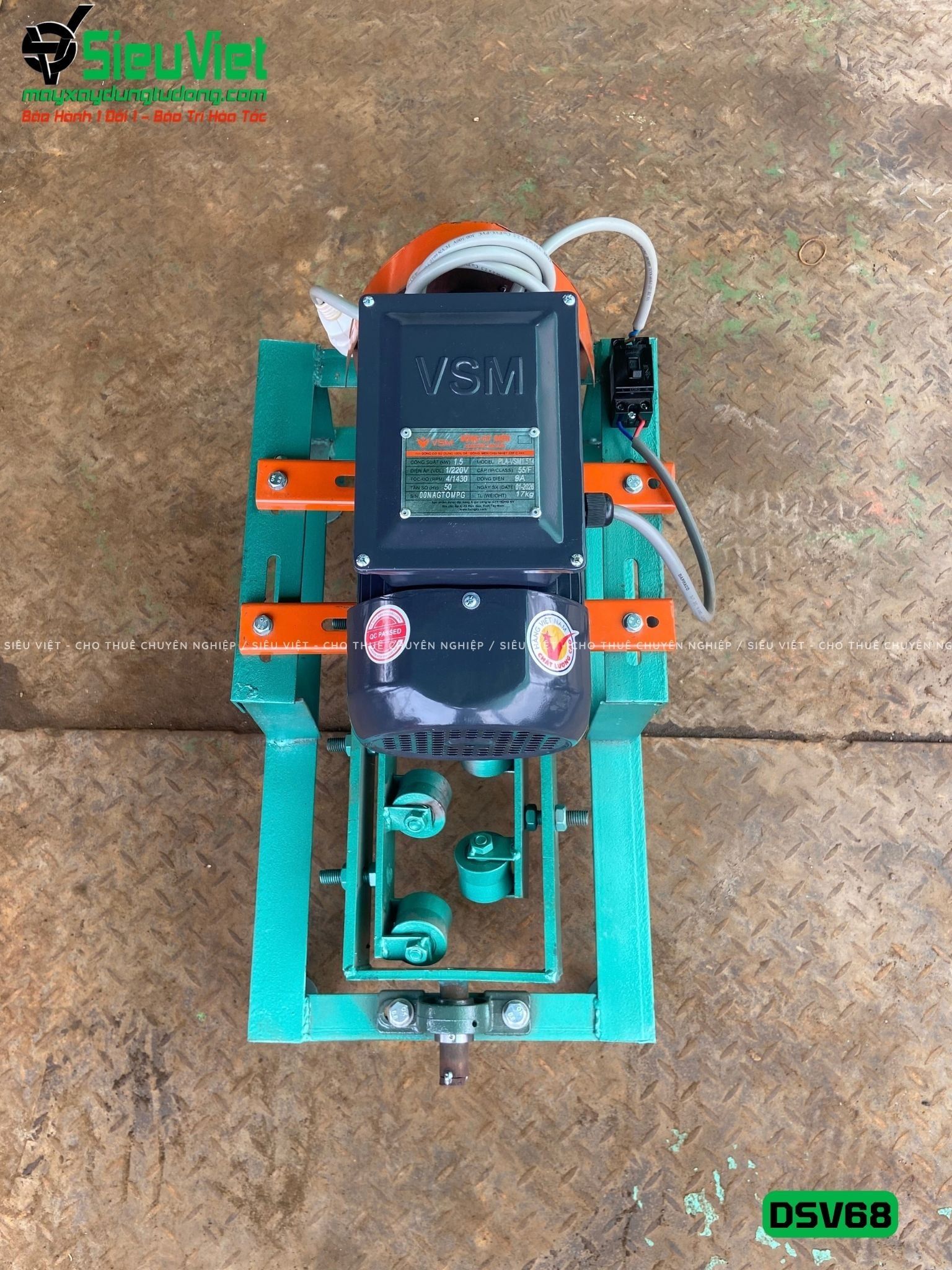 Máy duỗi sắt phi 6-8mm DSV68