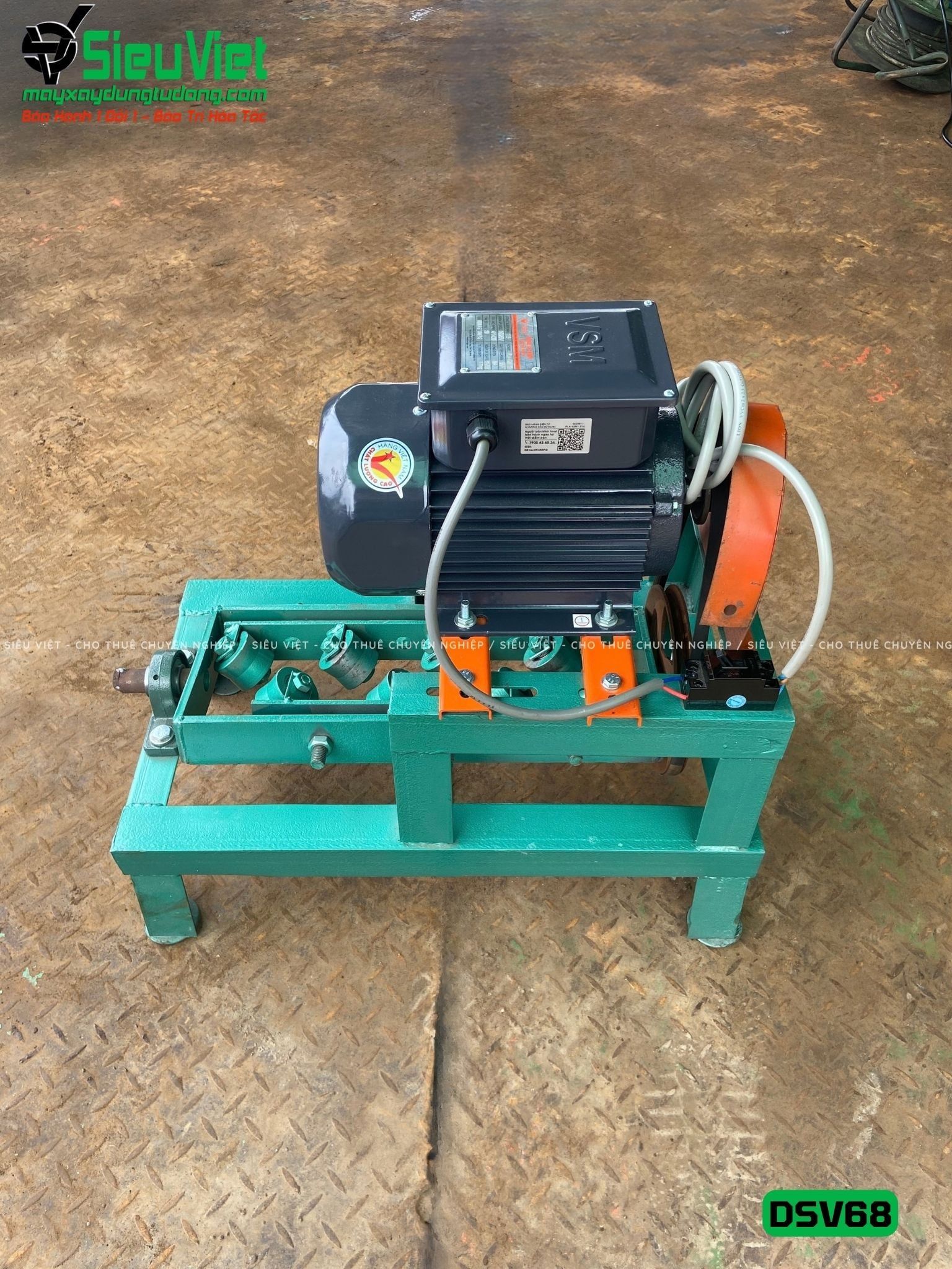 Máy duỗi sắt phi 6-8mm DSV68