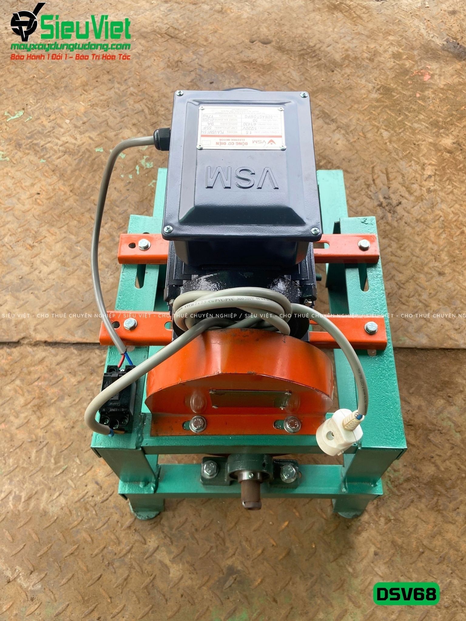 Máy duỗi sắt phi 6-8mm DSV68