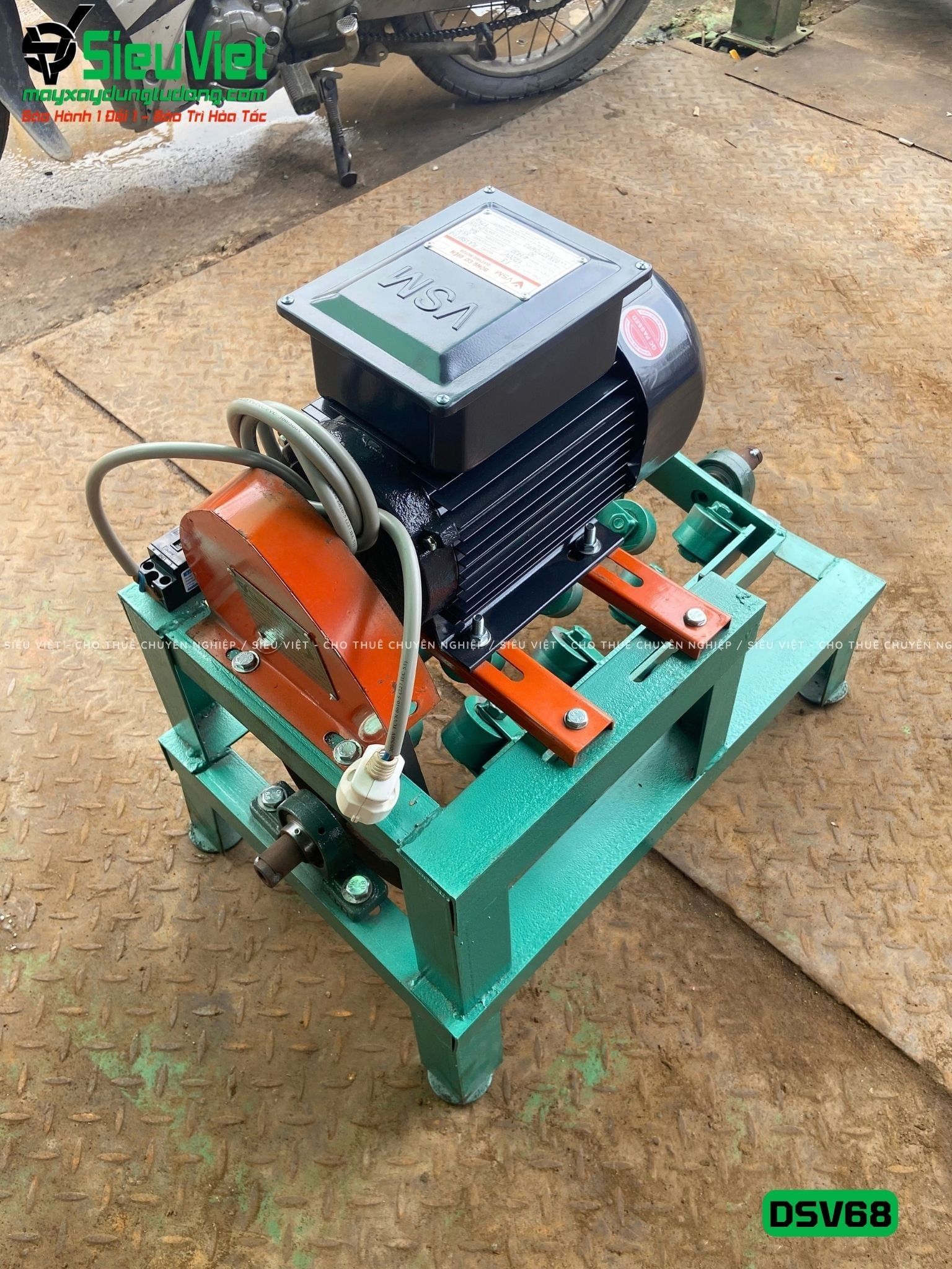 Máy duỗi sắt phi 6-8mm DSV68