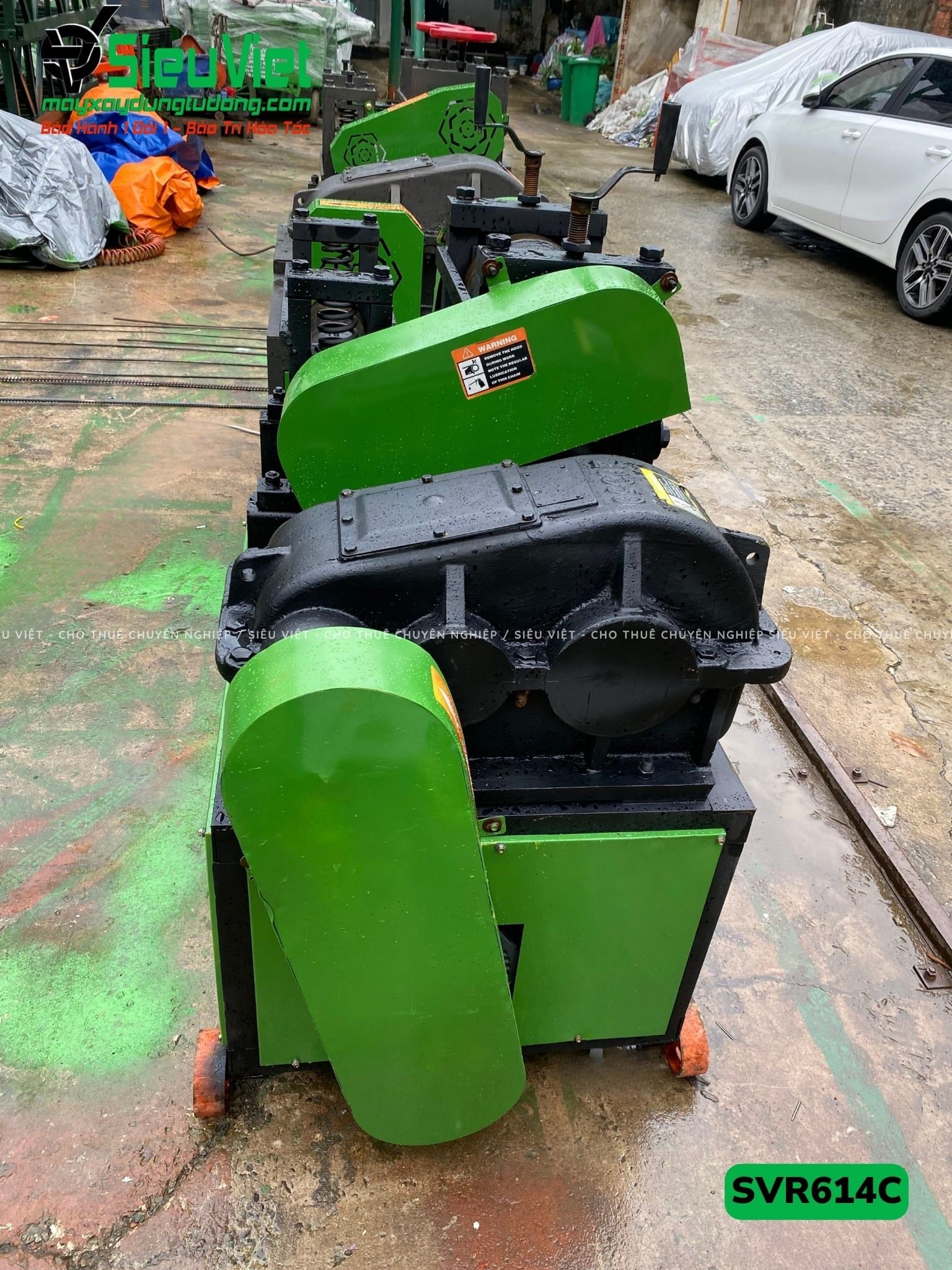 Máy duỗi sắt phế liệu phi 6-14 SVR614C (Điện 380v, 3 Pha)