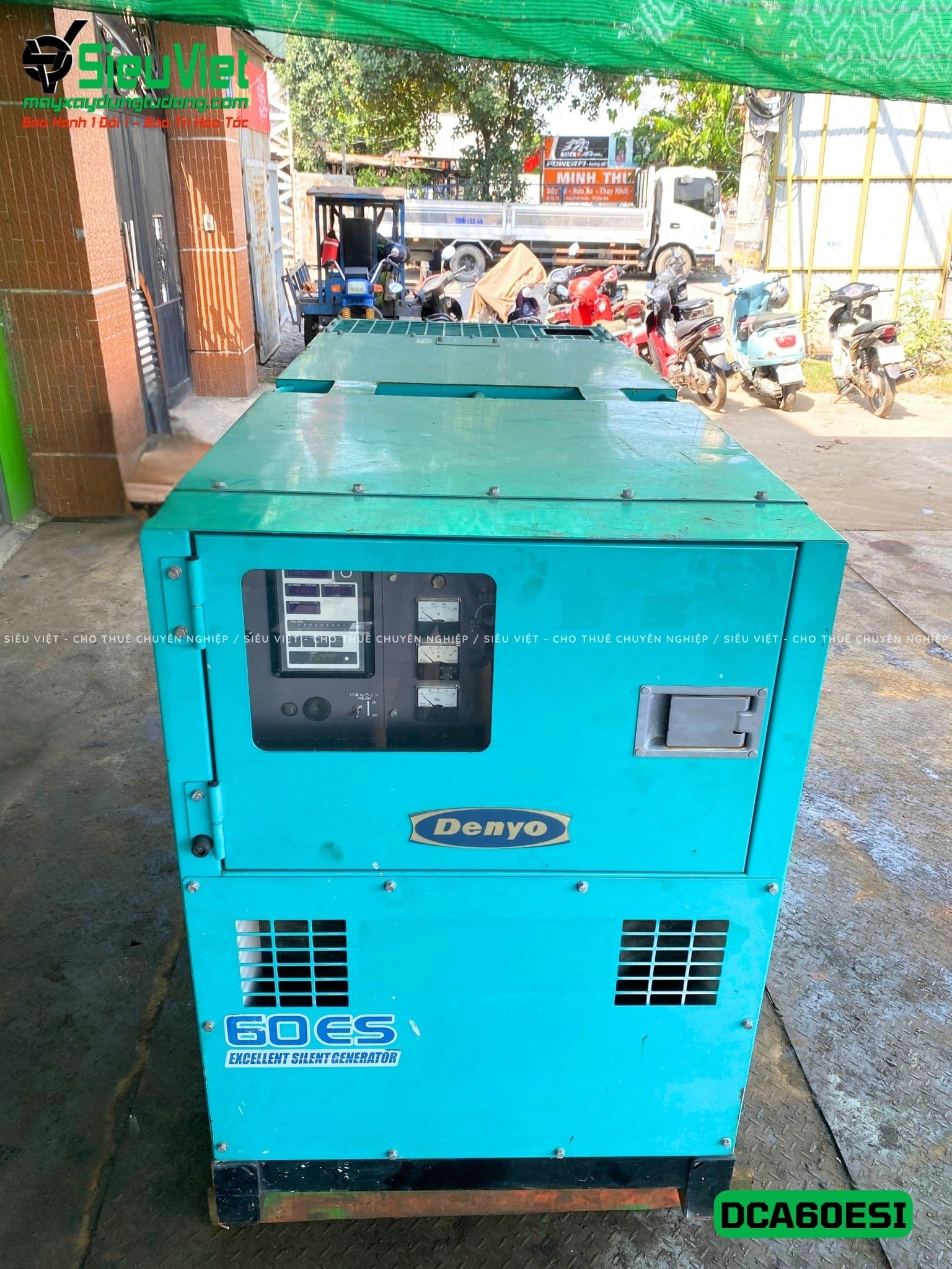 Thuê Ngày Máy phát điện 50kVA DCA60ESI - Động cơ Diesel