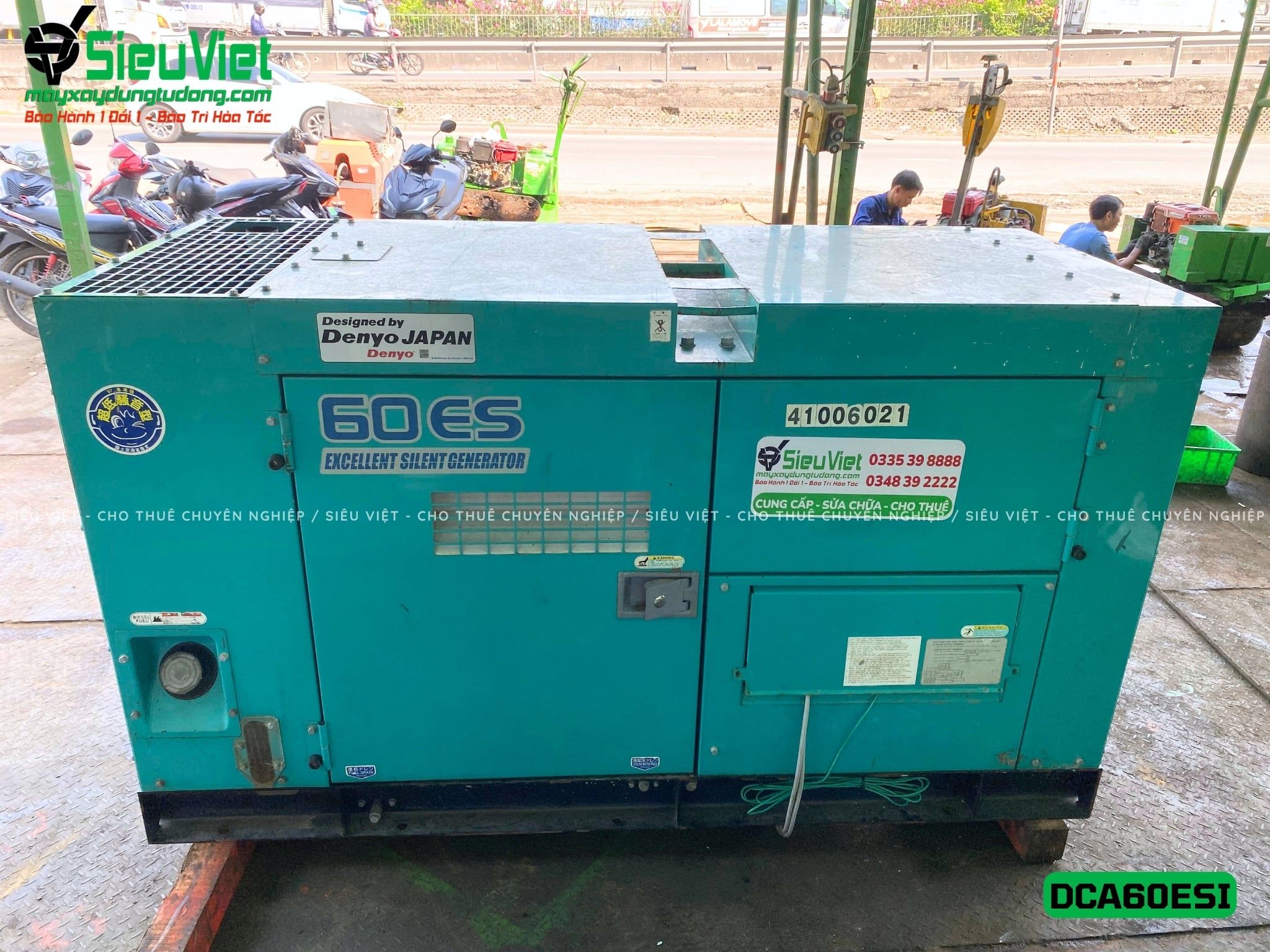 Thuê Ngày Máy phát điện 50kVA DCA60ESI - Động cơ Diesel