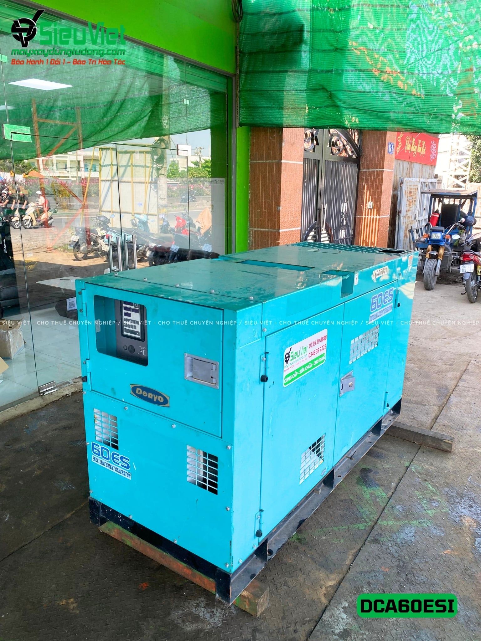 Thuê Ngày Máy phát điện 50kVA DCA60ESI - Động cơ Diesel