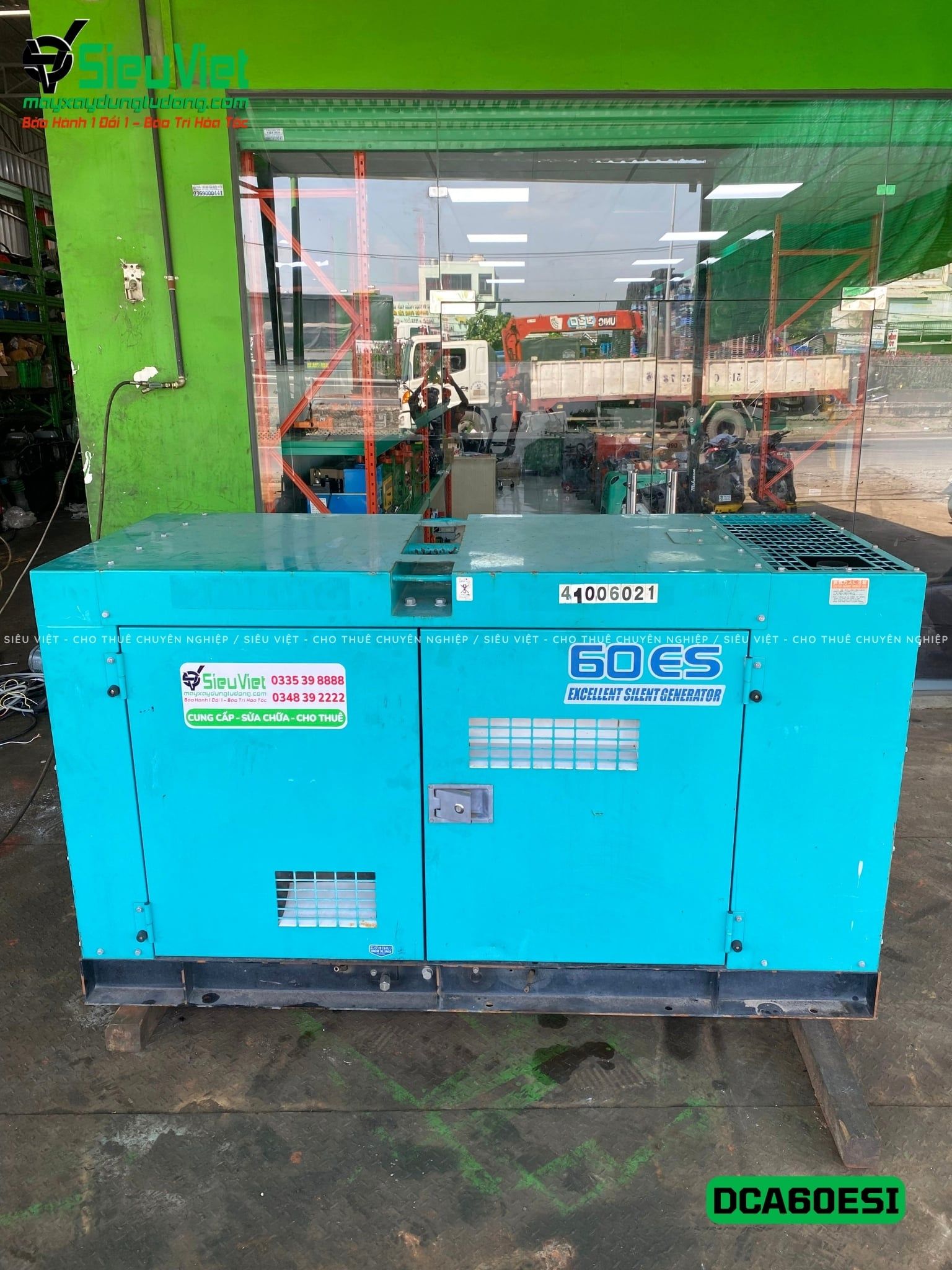 Thuê Ngày Máy phát điện 50kVA DCA60ESI - Động cơ Diesel