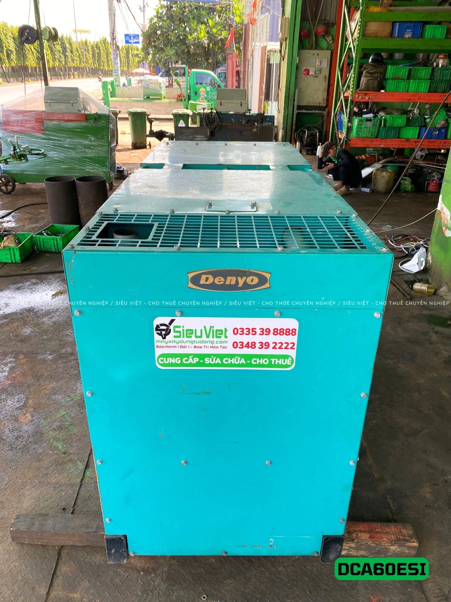 Thuê Ngày Máy phát điện 50kVA DCA60ESI - Động cơ Diesel