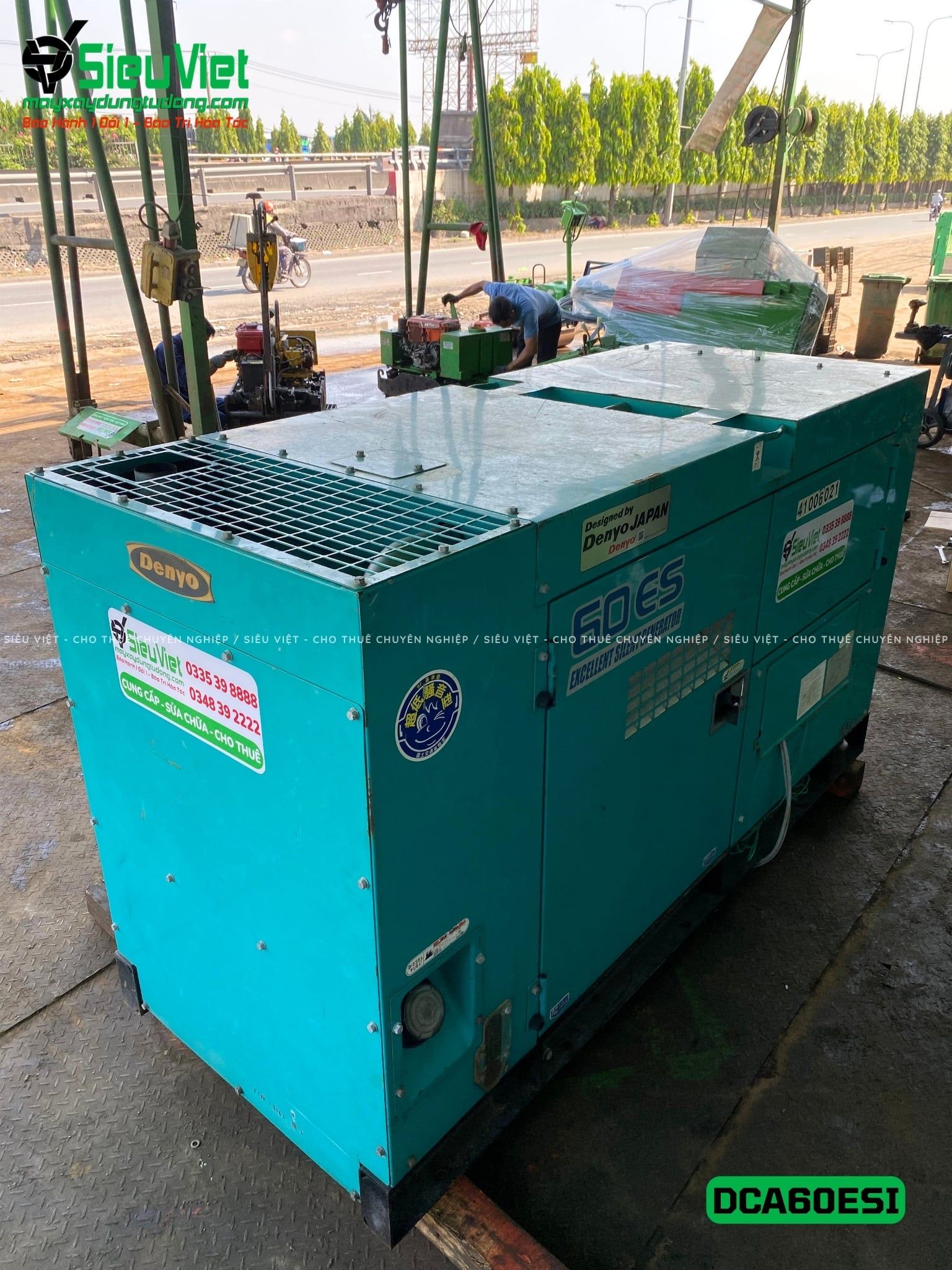 Thuê Ngày Máy phát điện 50kVA DCA60ESI - Động cơ Diesel