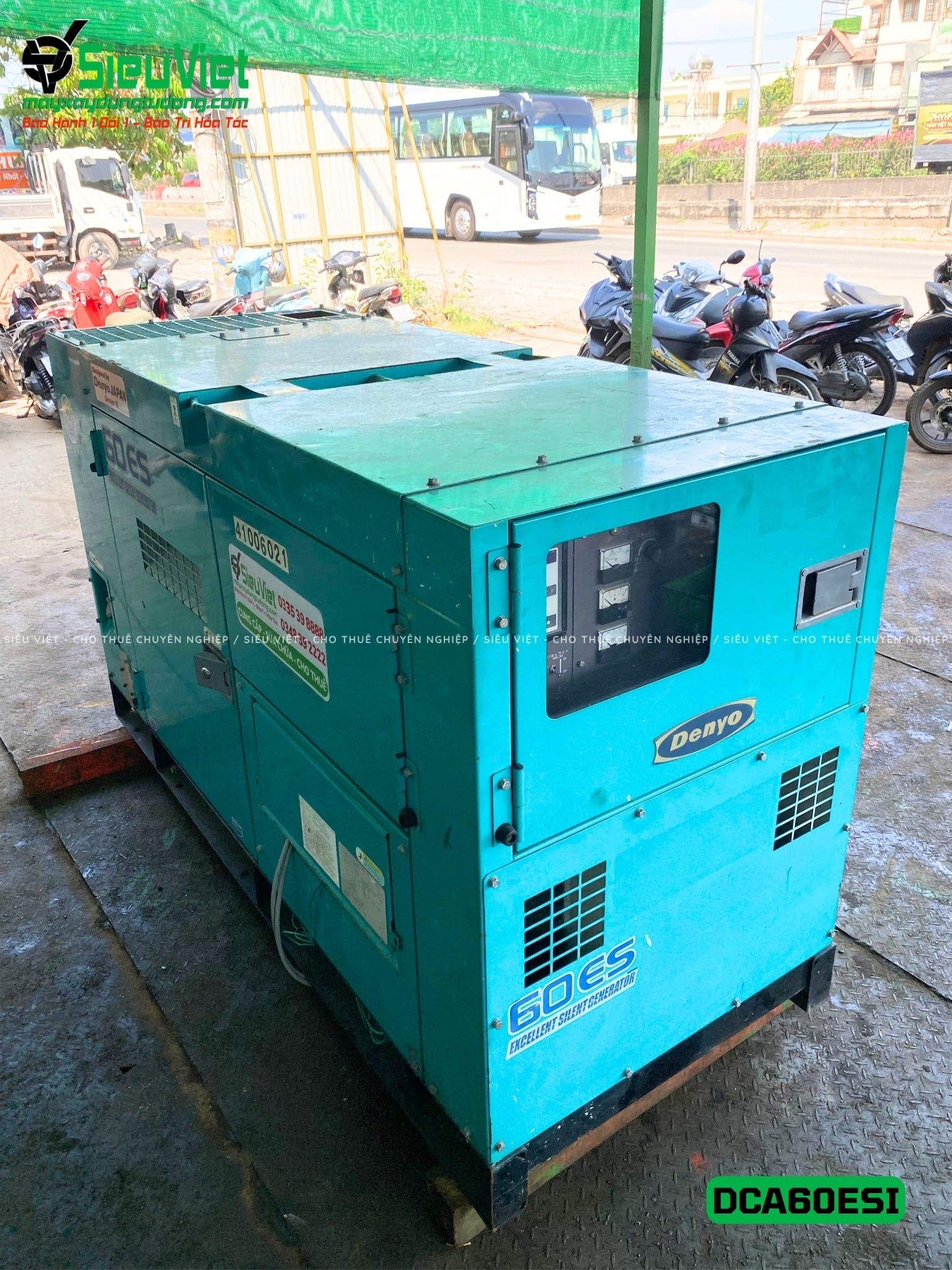Thuê Ngày Máy phát điện 50kVA DCA60ESI - Động cơ Diesel