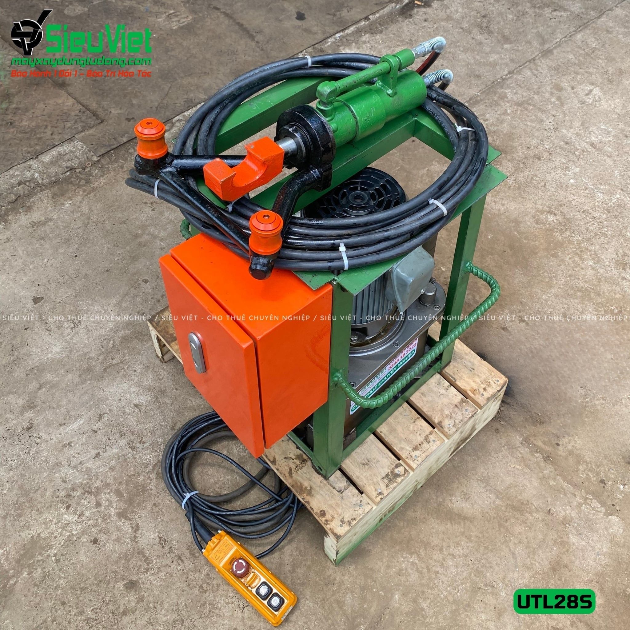 (Cũ) Máy uốn, sửa sắt cầm tay phi 25 UTL28S - Điện 220V, Dân dụng