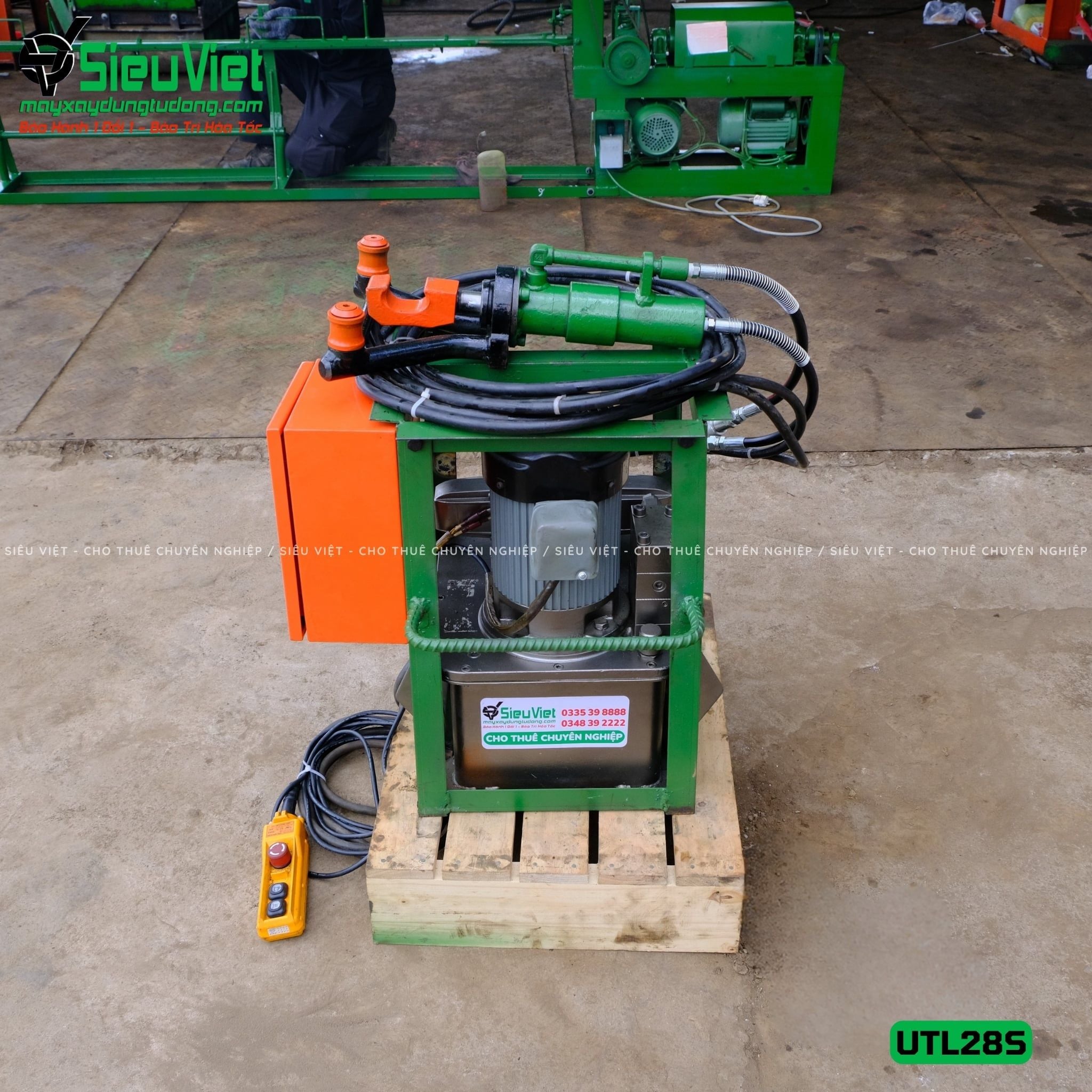 (Cũ) Máy uốn, sửa sắt cầm tay phi 25 UTL28S - Điện 220V, Dân dụng
