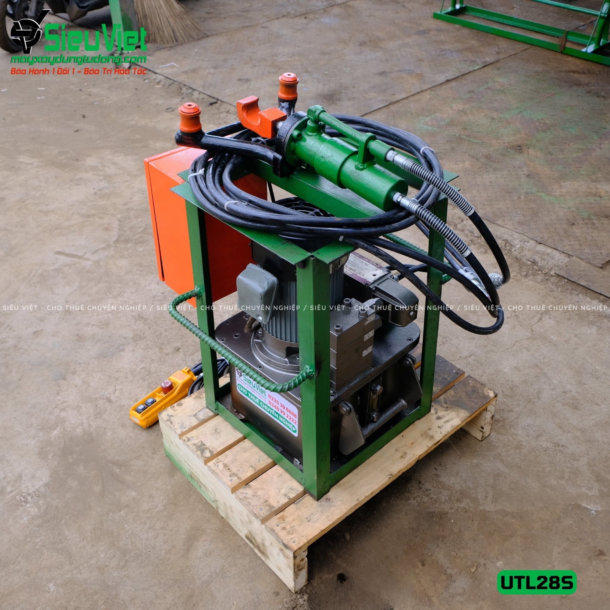 (Cũ) Máy uốn, sửa sắt cầm tay phi 25 UTL28S - Điện 220V, Dân dụng