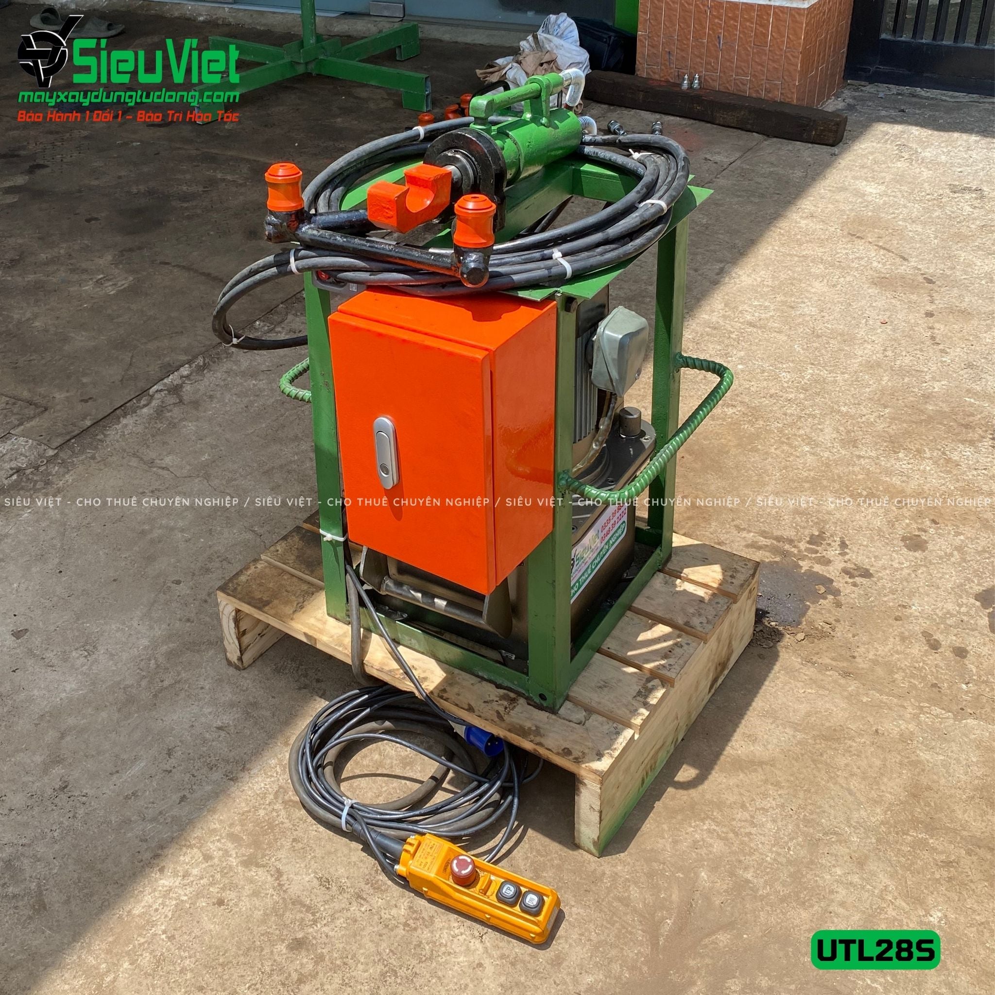 Thuê Ngày Máy uốn, sửa sắt cầm tay phi 25 UTL28S - Điện 220V, Dân dụng