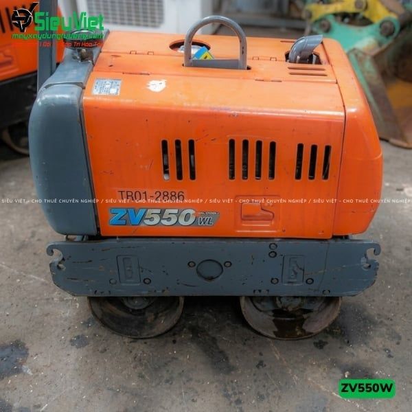 Xe lu rung dắt tay 620Kg Hitachi ZV550W Nhật Bản (11220)