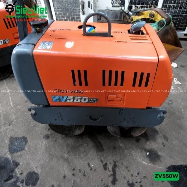 Xe lu rung dắt tay 620Kg Hitachi ZV550W Nhật Bản (11220)