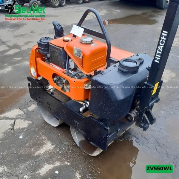 Xe lu rung dắt tay 600Kg Hitachi ZV550WL Nhật Bản (10308)