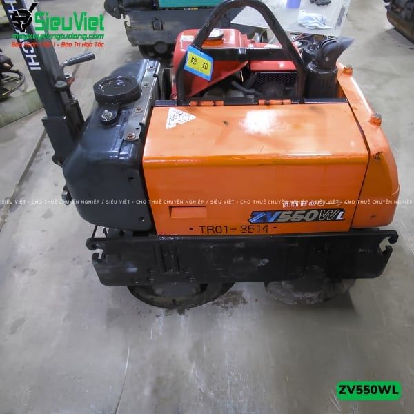 Xe lu rung dắt tay 600Kg Hitachi ZV550WL Nhật Bản (11031)