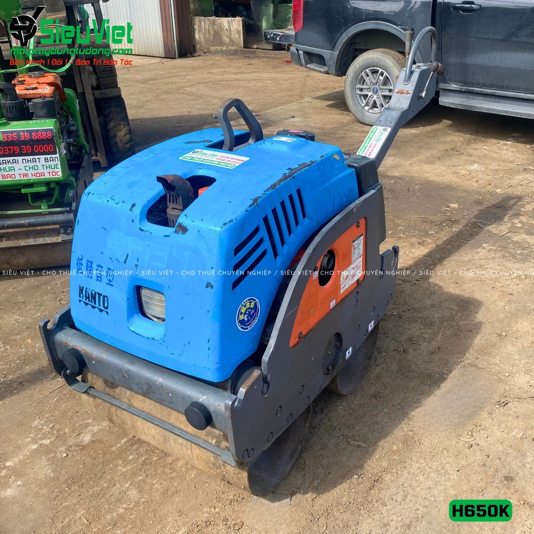 Xe lu rung dắt tay 675kg Kanto H650K Nhật Bản (650380)