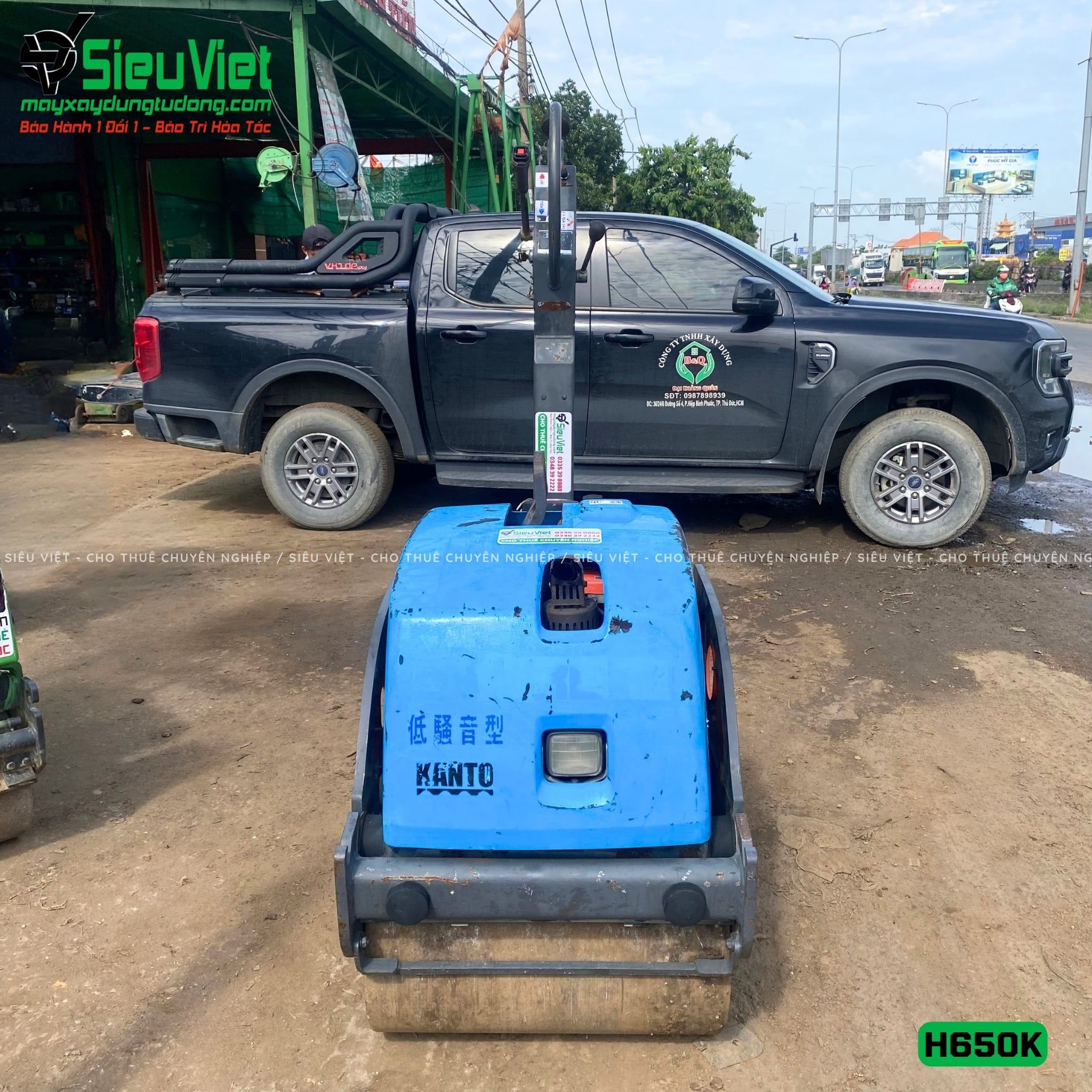 Xe lu rung dắt tay 675kg Kanto H650K Nhật Bản (650380)
