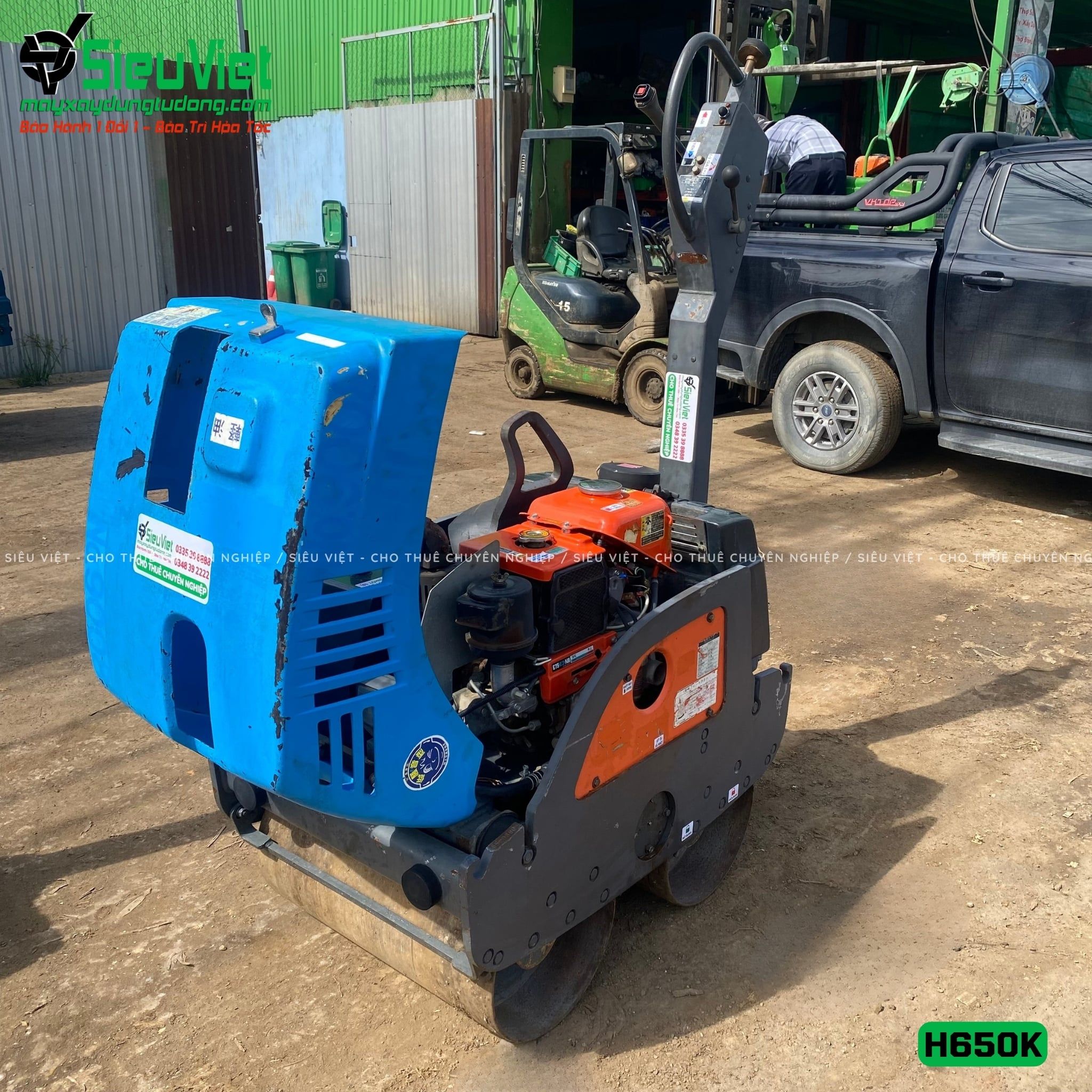 Xe lu rung dắt tay 675kg Kanto H650K Nhật Bản (650380)