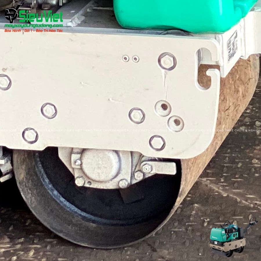 Trống lu xe lu dắt tay
