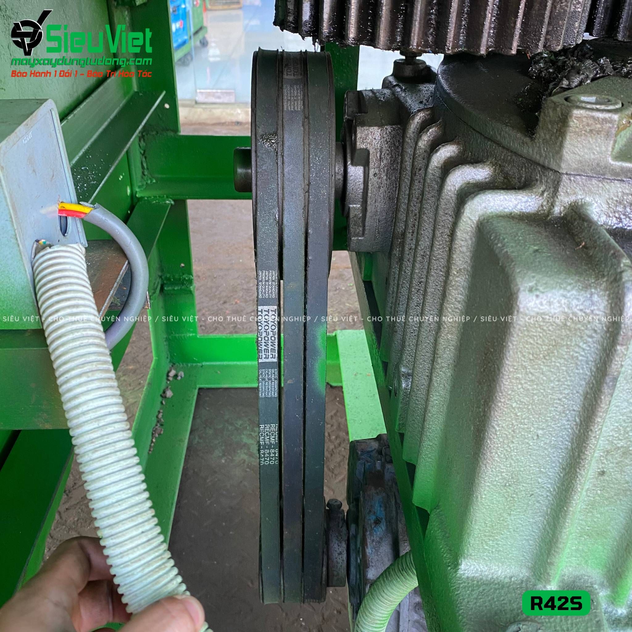 (Cũ) Máy uốn đai tròn R42S Việt Nam - Điện 380v, 3 Pha