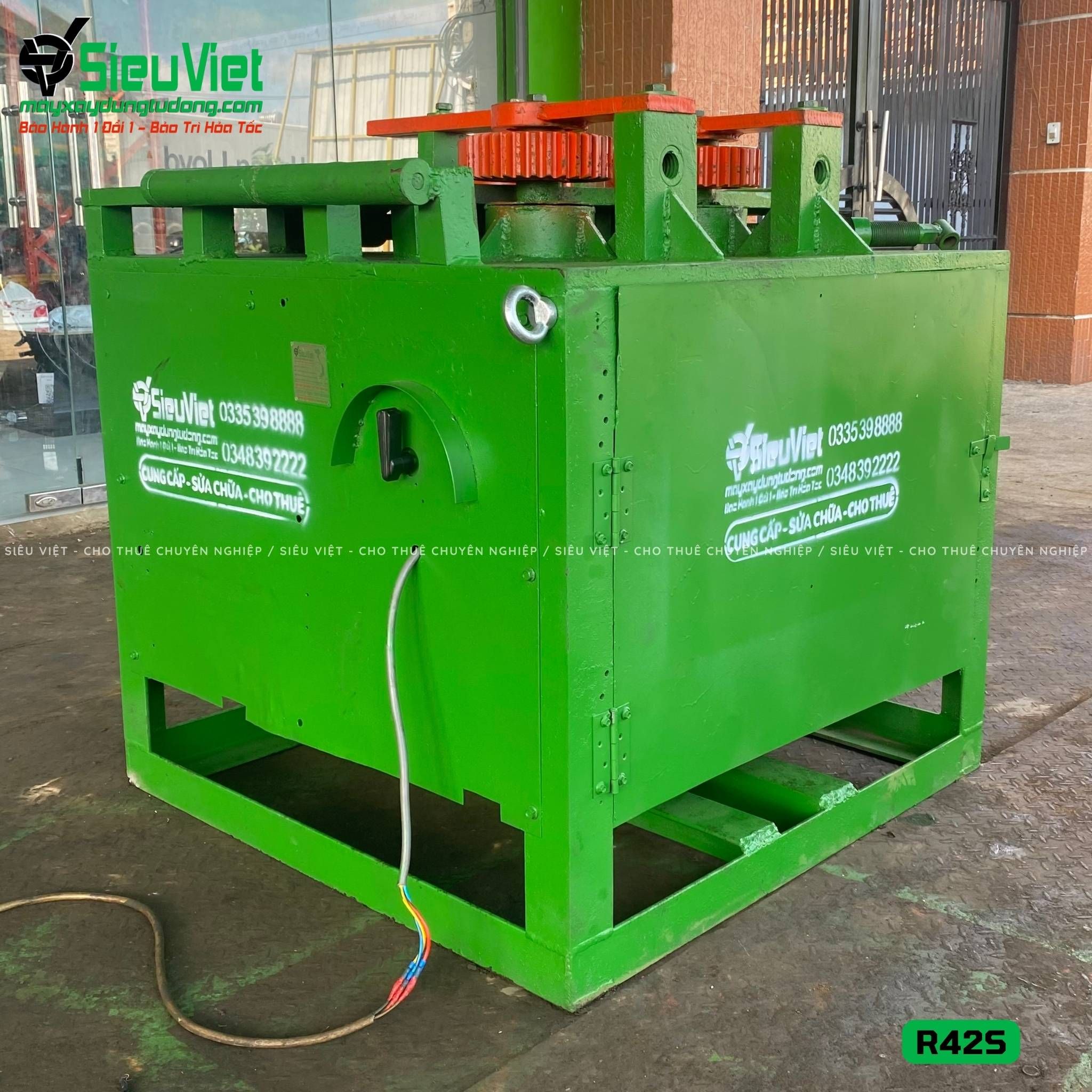 (Cũ) Máy uốn đai tròn R42S Việt Nam - Điện 380v, 3 Pha