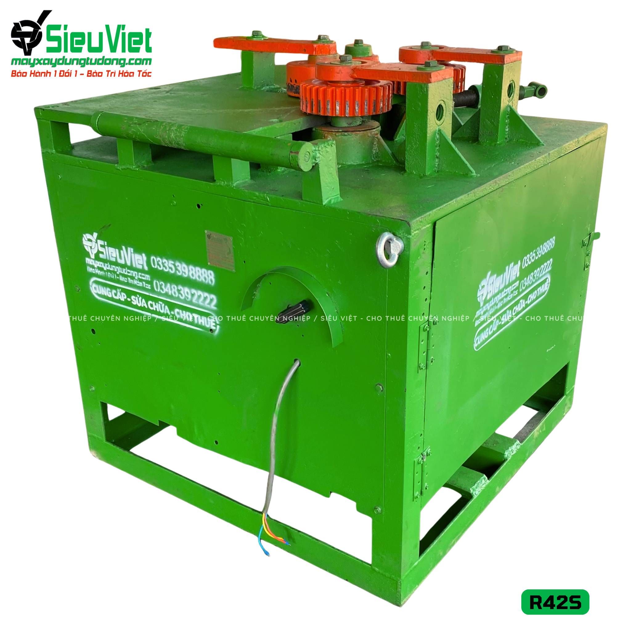 (Cũ) Máy uốn đai tròn R42S Việt Nam - Điện 380v, 3 Pha