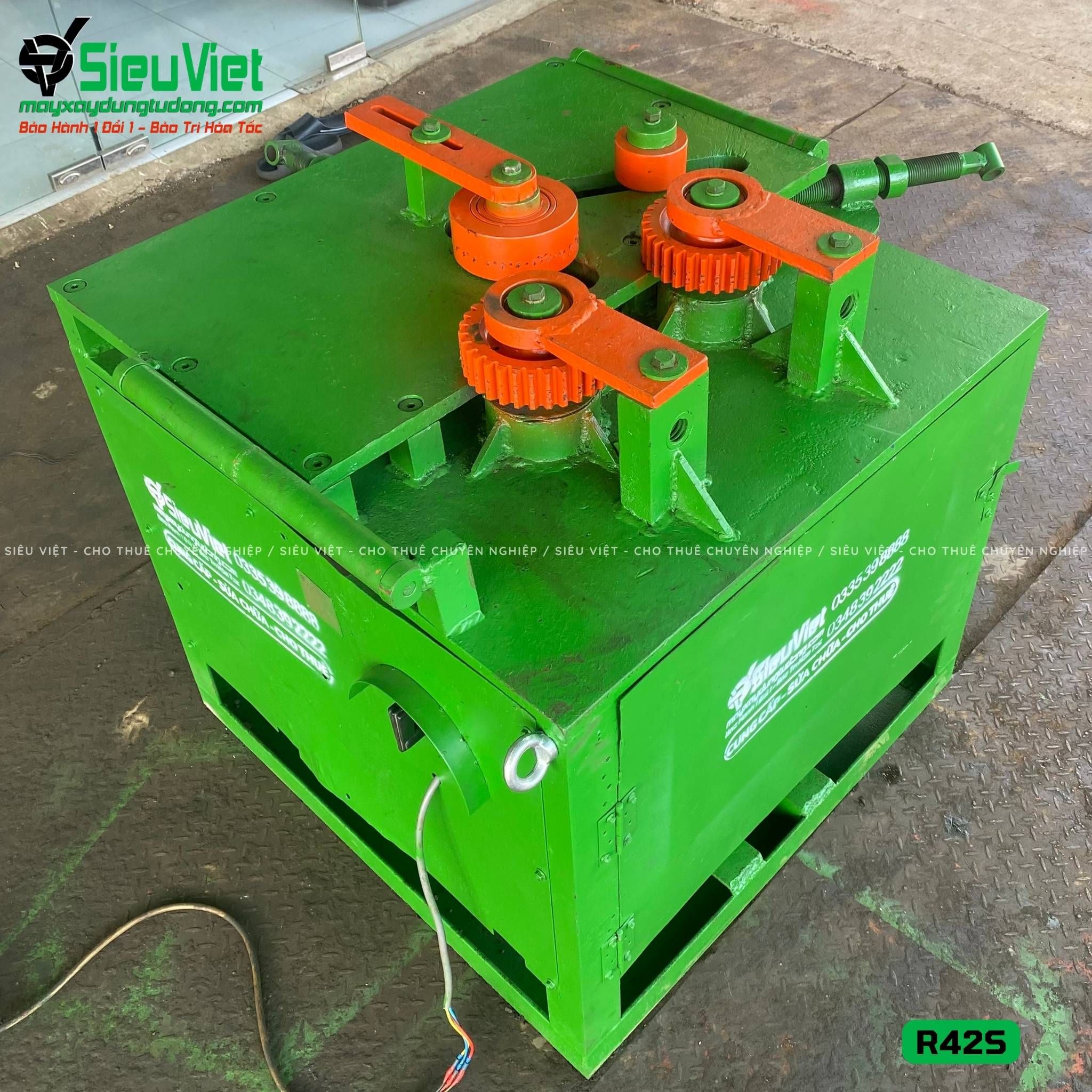 (Cũ) Máy uốn đai tròn R42S Việt Nam - Điện 380v, 3 Pha