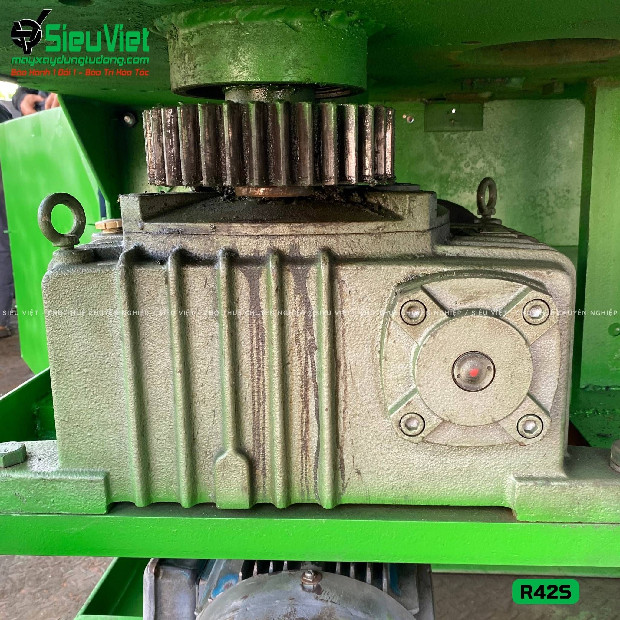 Thuê Tháng Máy uốn tròn sắt phi 16-40 R42, R42S - Điện 380v, 3 pha