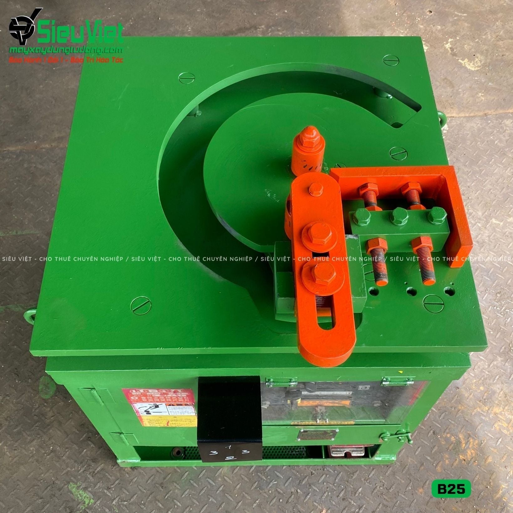 (Cũ) Máy uốn sắt B25 Nhật Bản - Điện 380V, 3 Pha