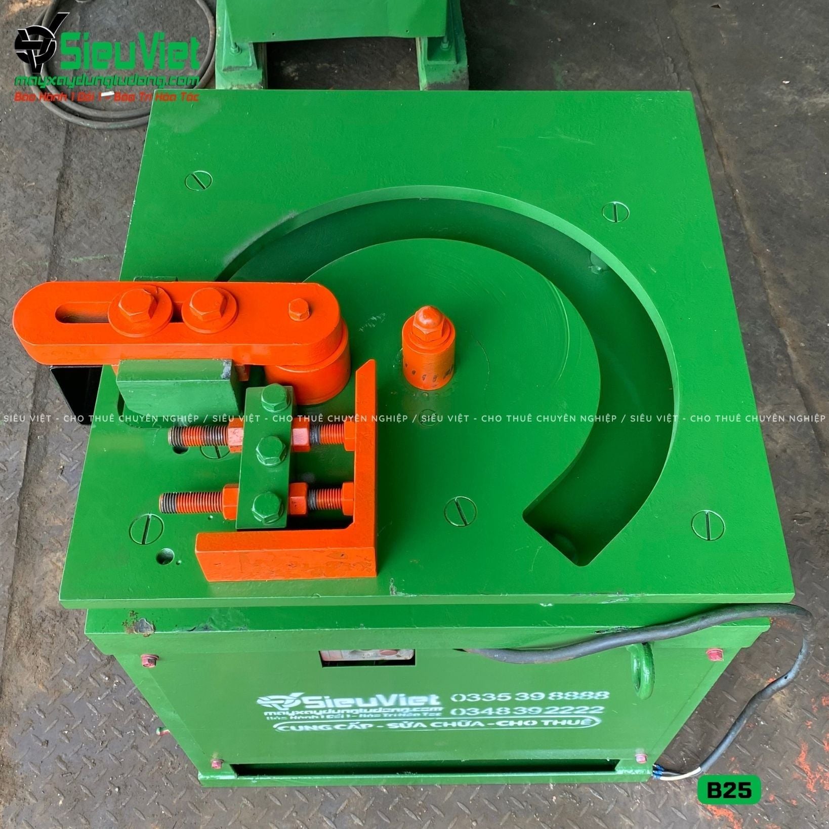 (Cũ) Máy uốn sắt B25 Nhật Bản - Điện 380V, 3 Pha
