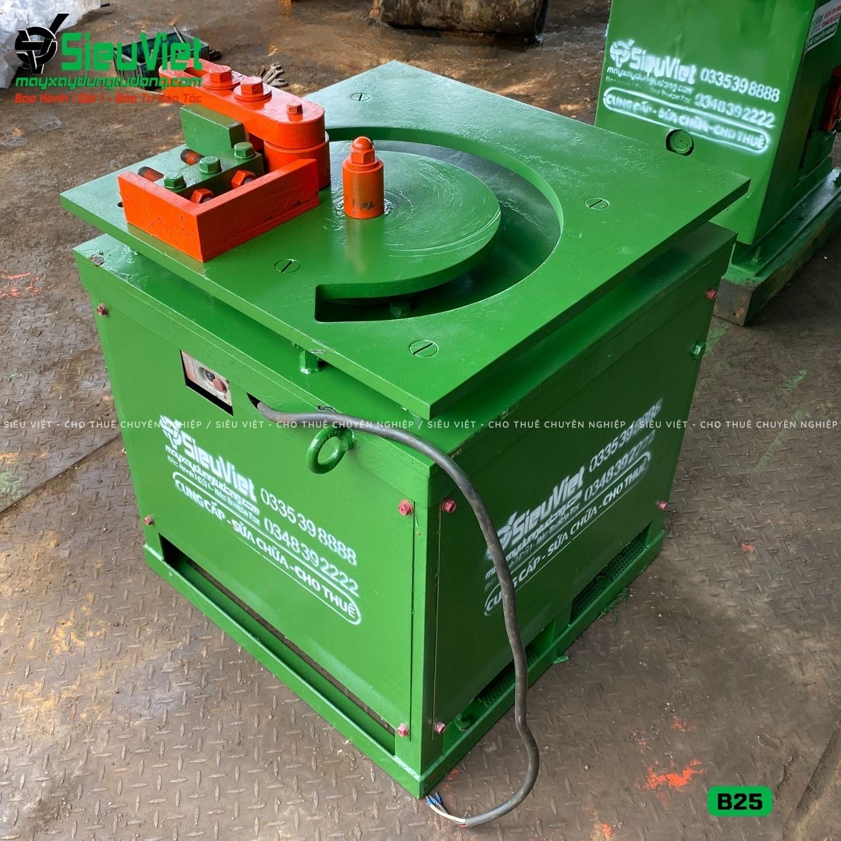 (Cũ) Máy uốn sắt B25 Nhật Bản - Điện 380V, 3 Pha