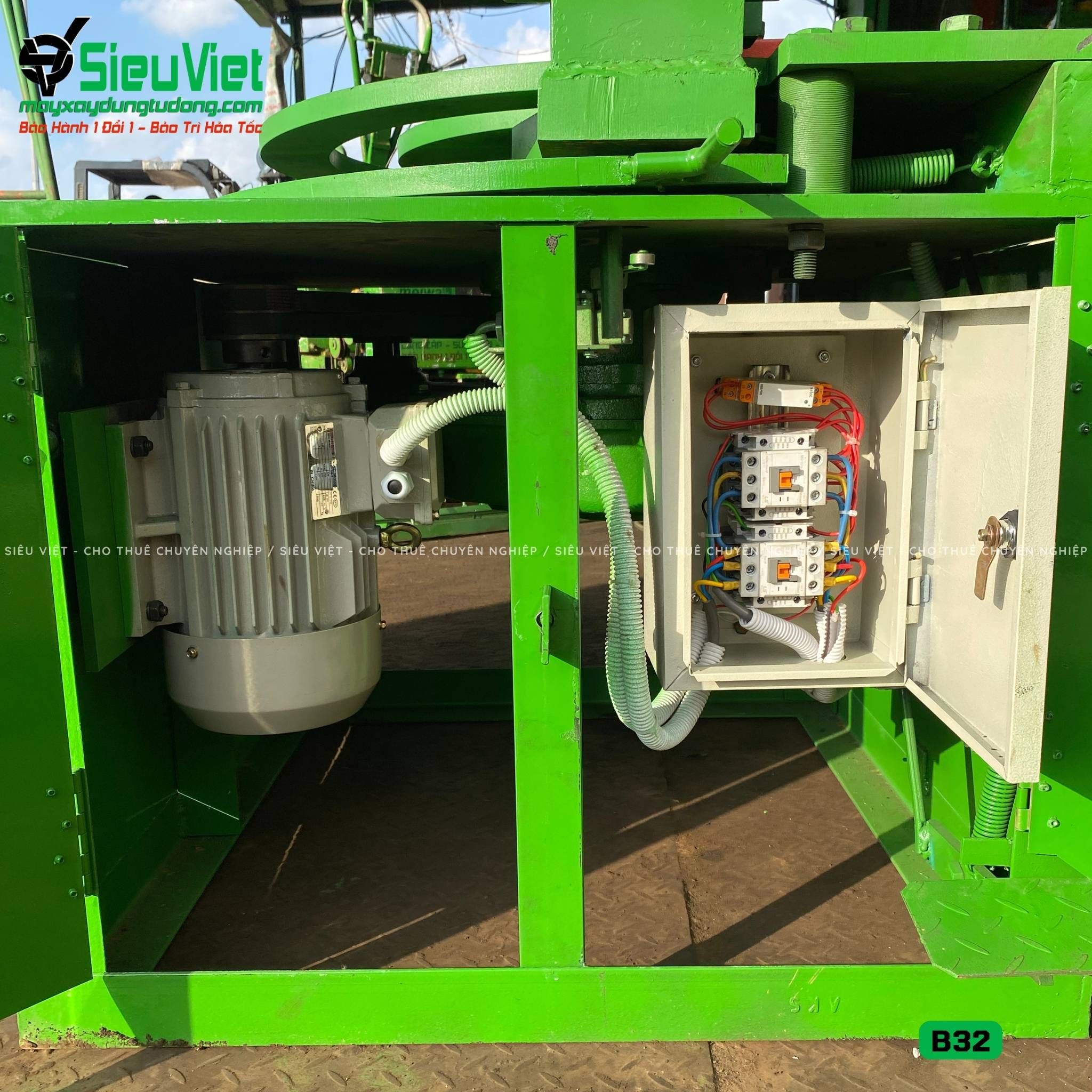 Máy uốn sắt B32 - Điện 380V, 3 Pha (Loại 2)