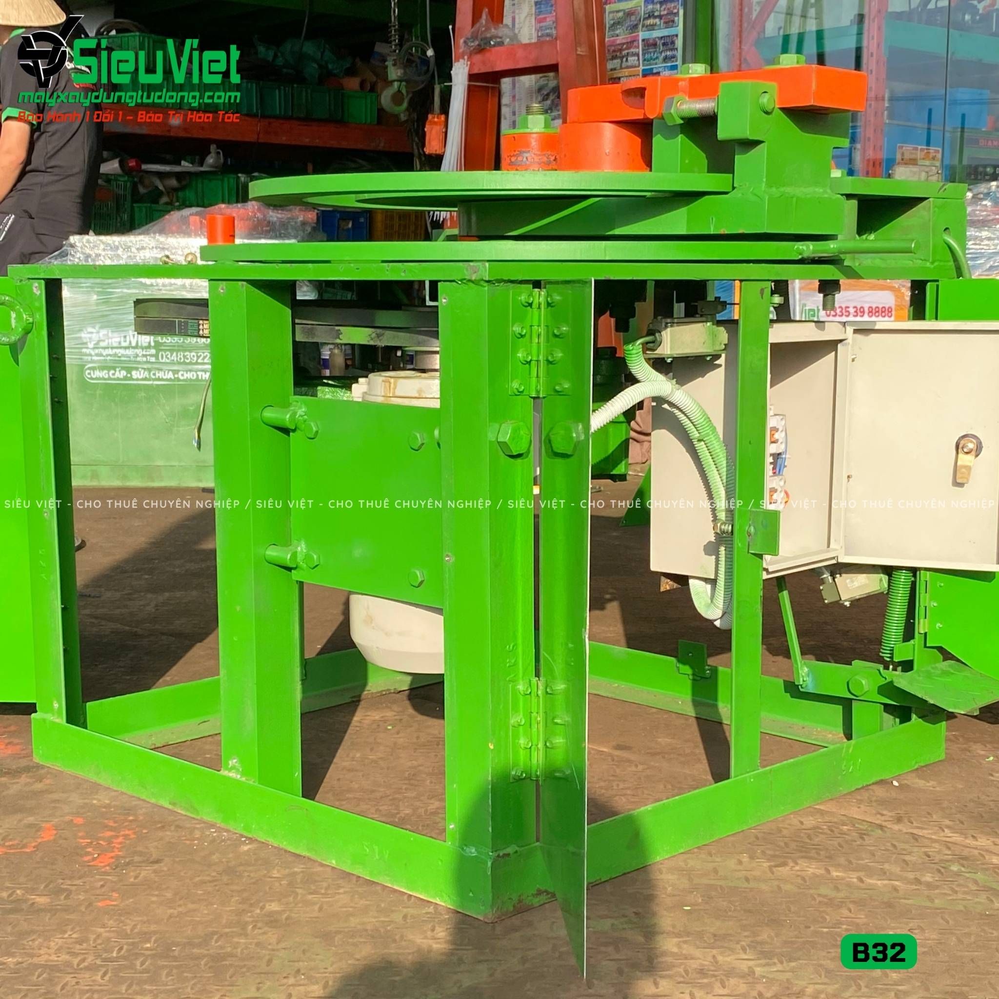 Máy uốn sắt B32 - Điện 380V, 3 Pha (Loại 2)