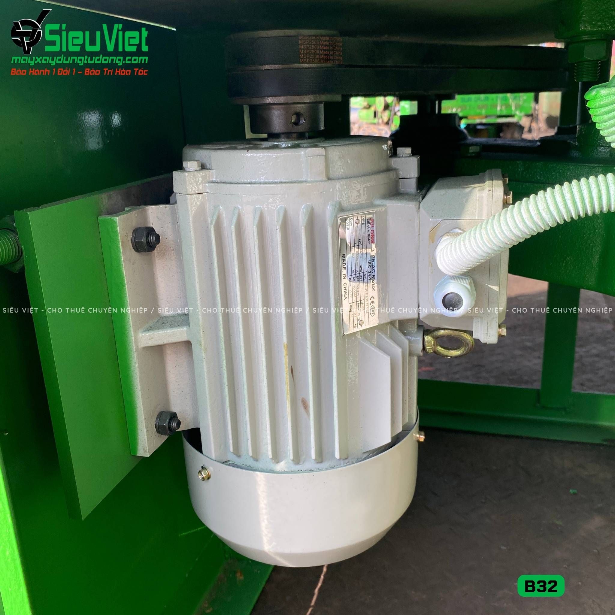 Máy uốn sắt B32 - Điện 380V, 3 Pha (Loại 2)