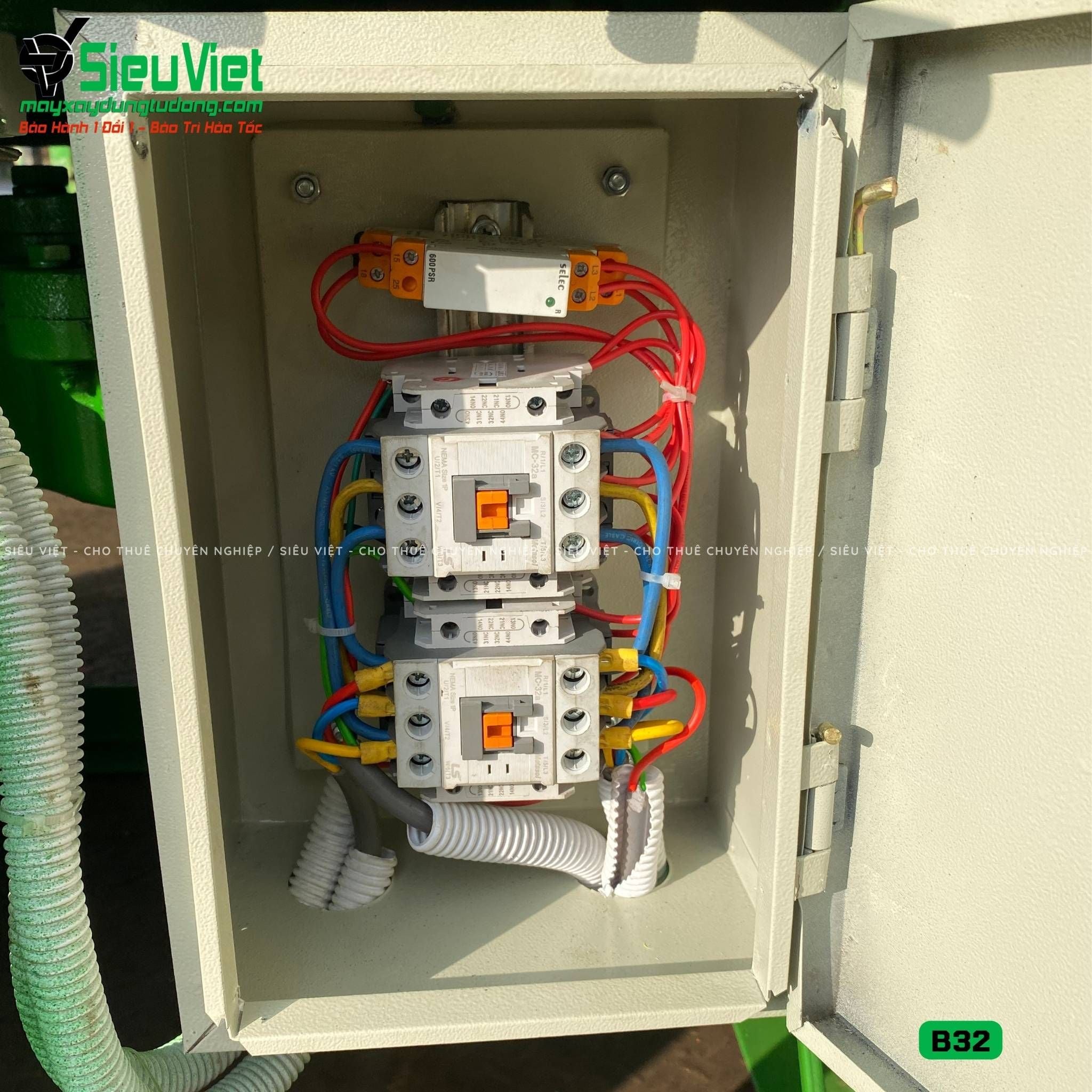 Máy uốn sắt B32 - Điện 380V, 3 Pha (Loại 2)