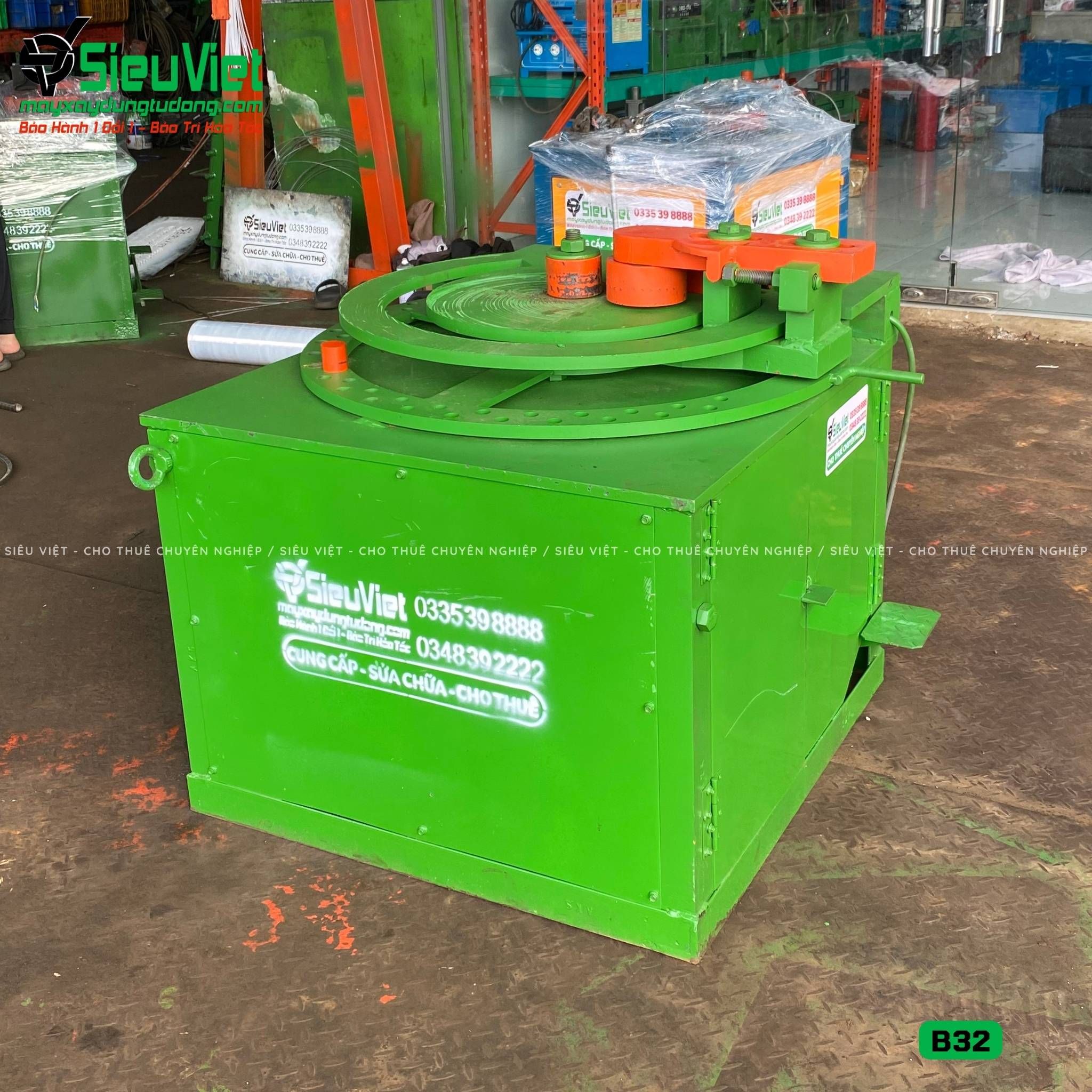 Máy uốn sắt B32 - Điện 380V, 3 Pha (Loại 2)