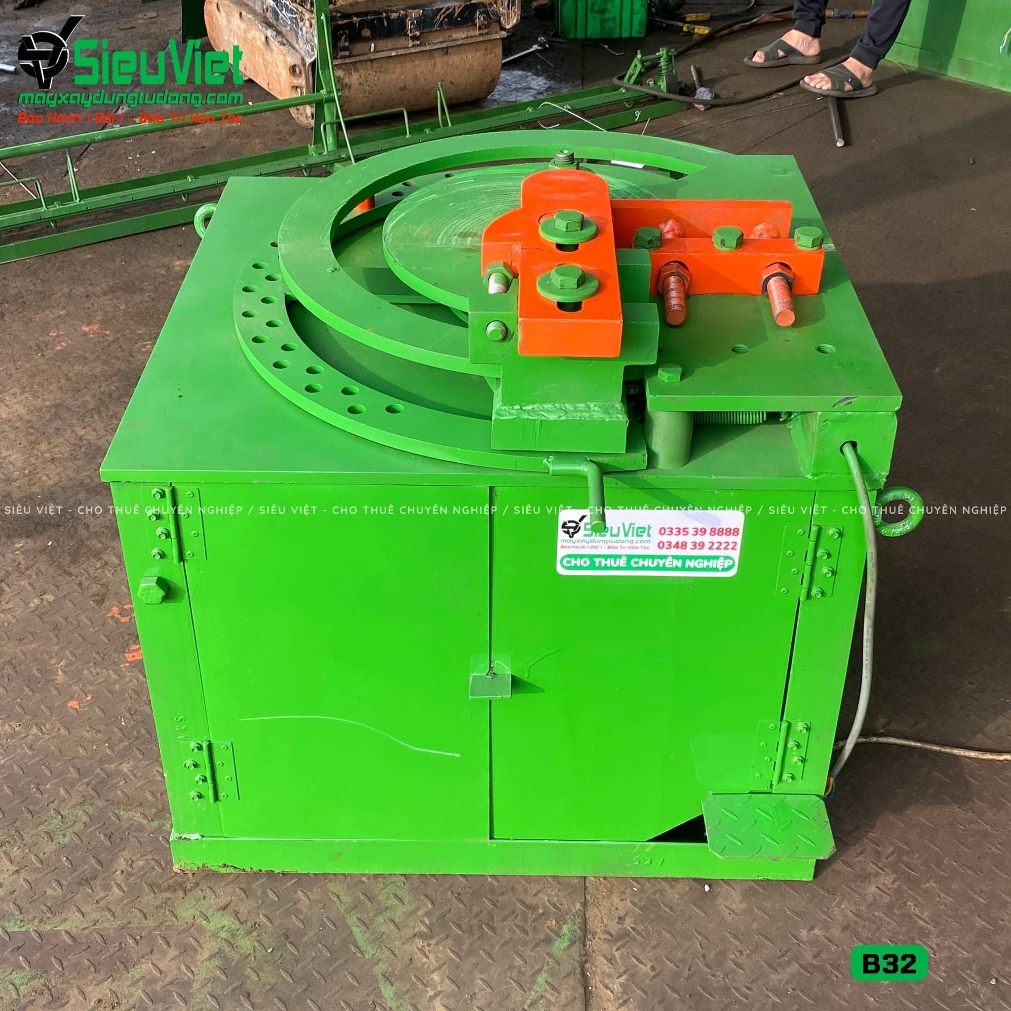 Máy uốn sắt B32 - Điện 380V, 3 Pha (Loại 2)
