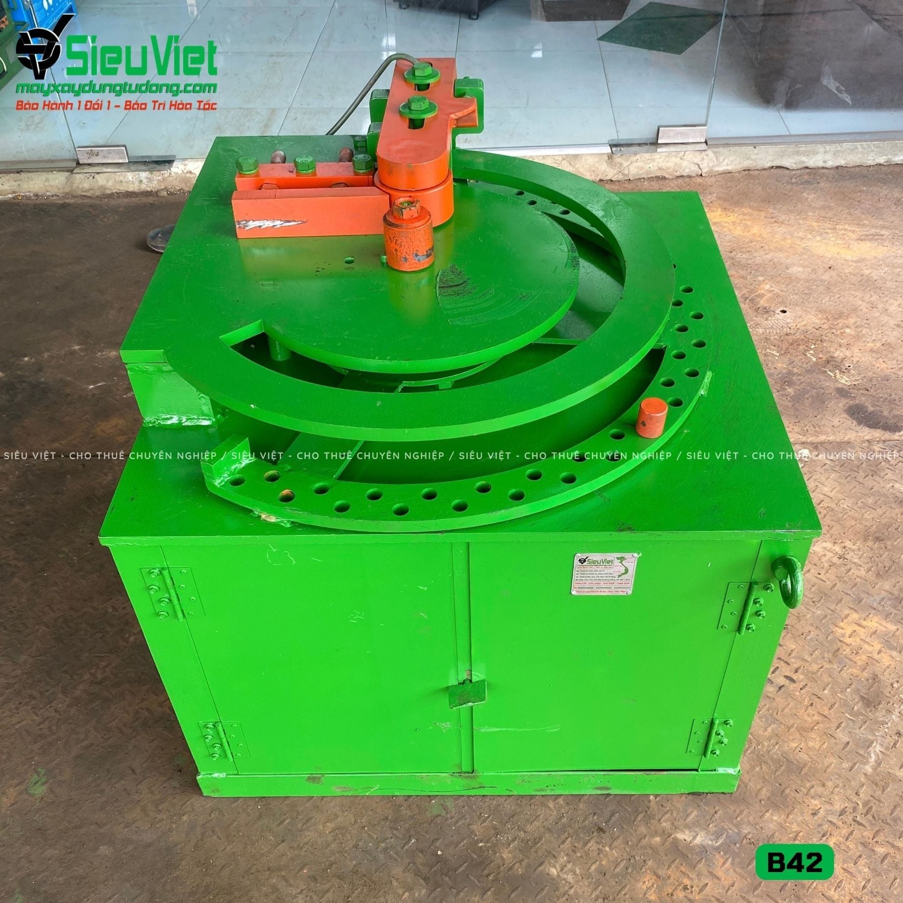 (Cũ) Máy uốn sắt B42 - Điện 380V, 3 Pha (Loại 2)